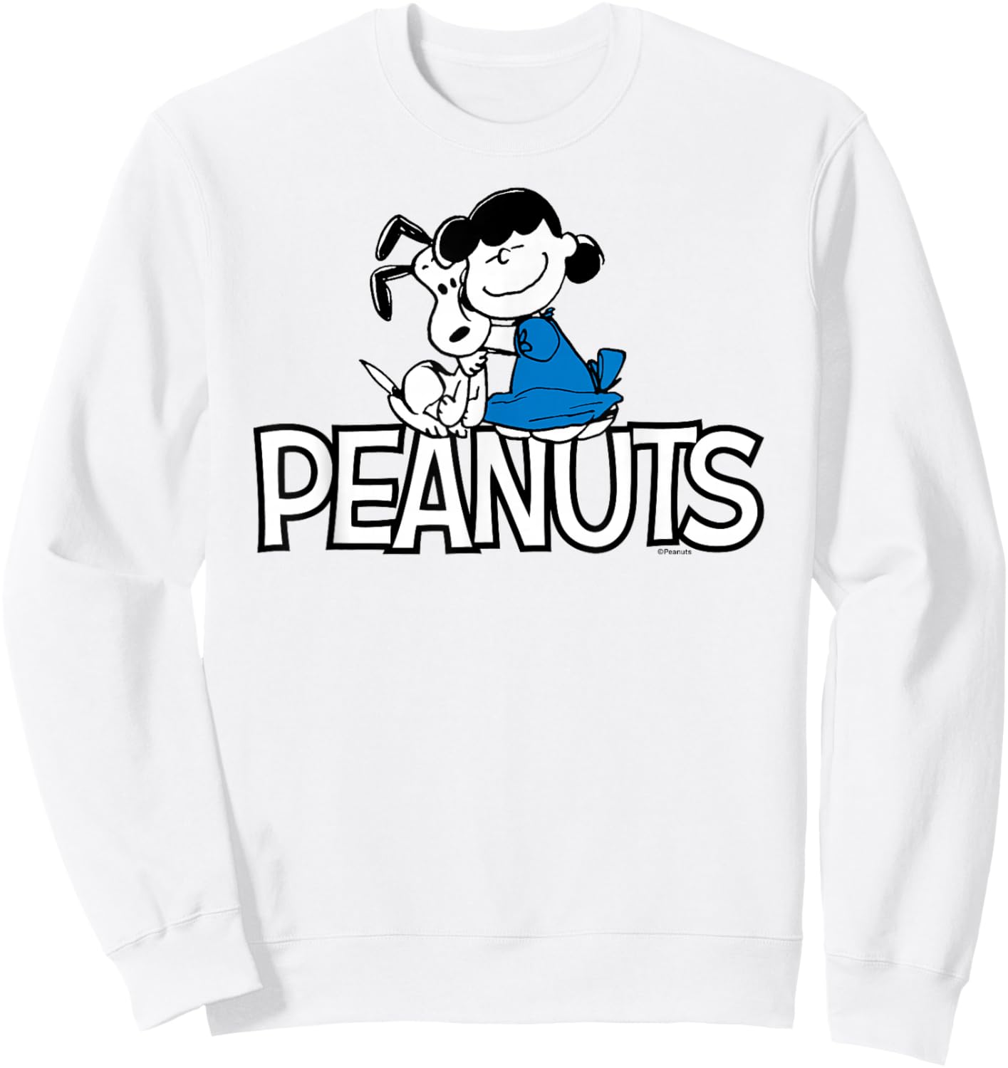 Peanuts - Snoopy & Lucy Sweatshirt - Sweatshirt | White