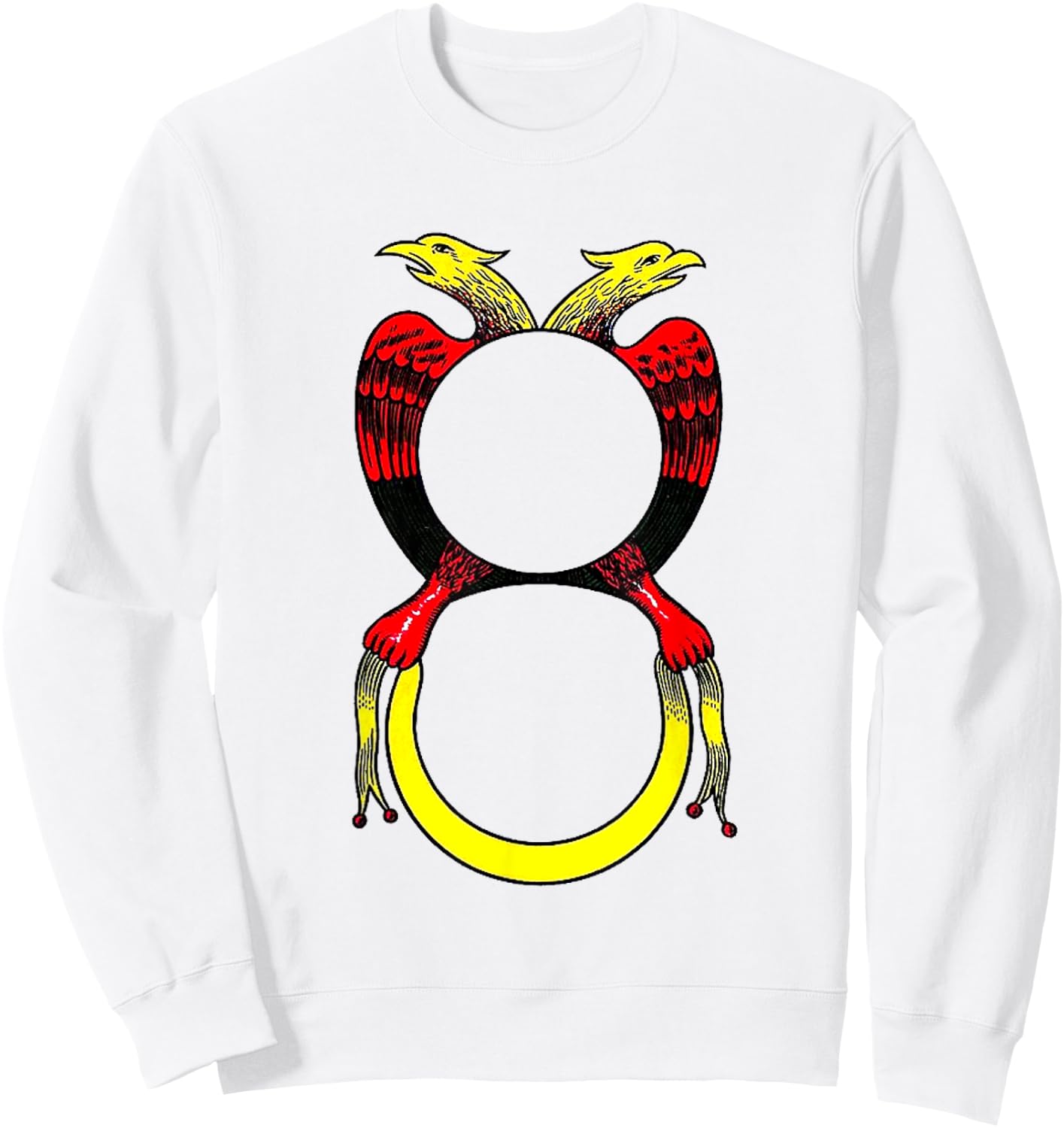Ace of Denari [Carte Neapolitane] The Italian playing cards Sweatshirt - Sweatshirt | White