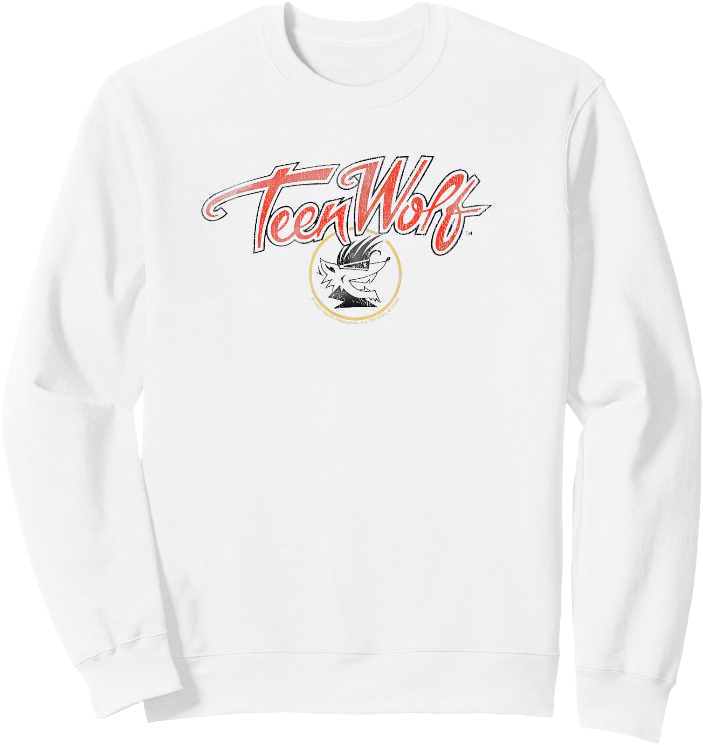 Teen Wolf Poster Logo Sweatshirt - Sweatshirt | White