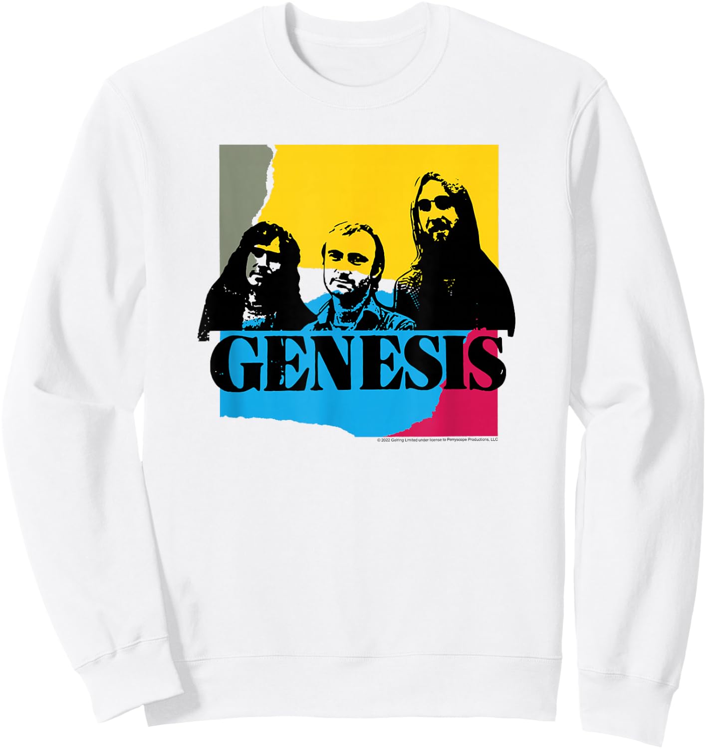 Genesis - Abacab Group Sweatshirt - Sweatshirt | White