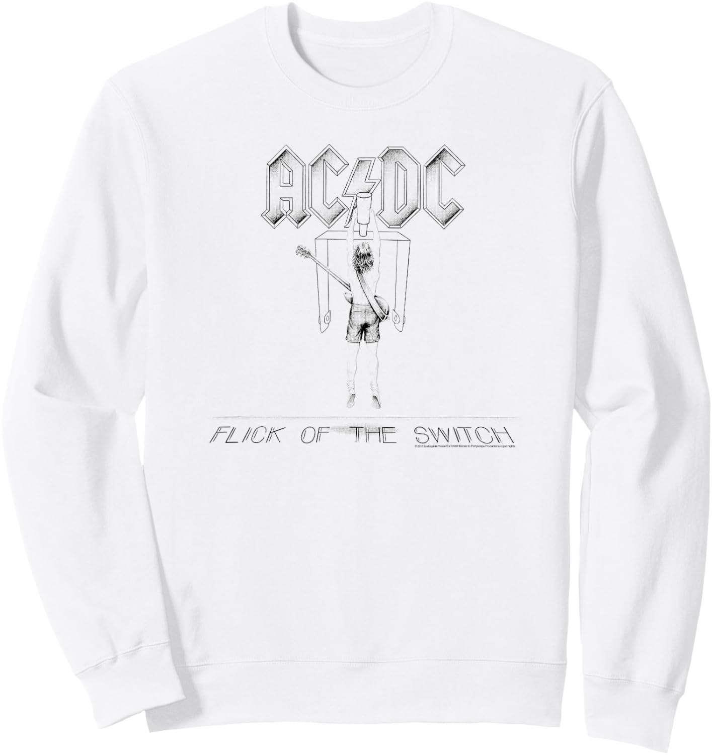 AC/DC - Flick of the Switch Sweatshirt - Sweatshirt | White