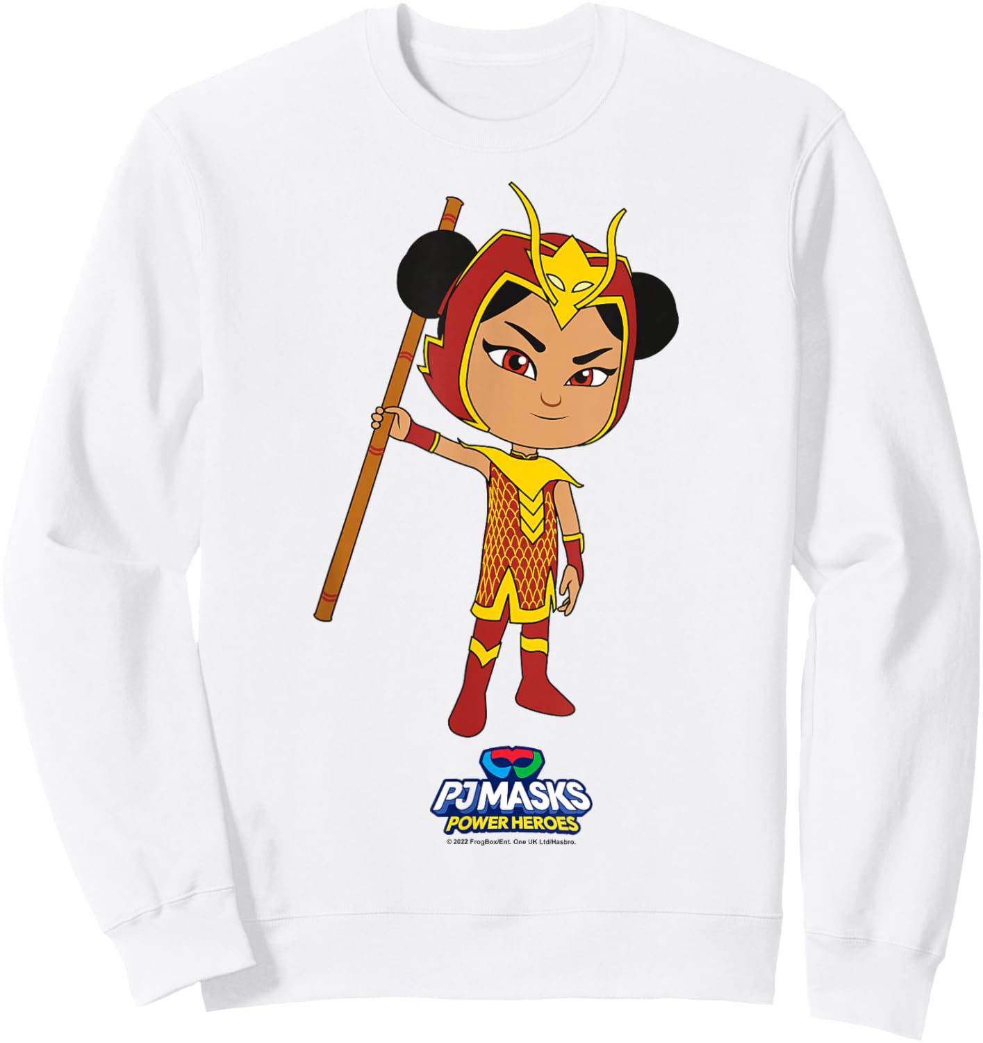 PJ Masks An Yu Dragon Girl Power Portrait Sweatshirt - Sweatshirt | White