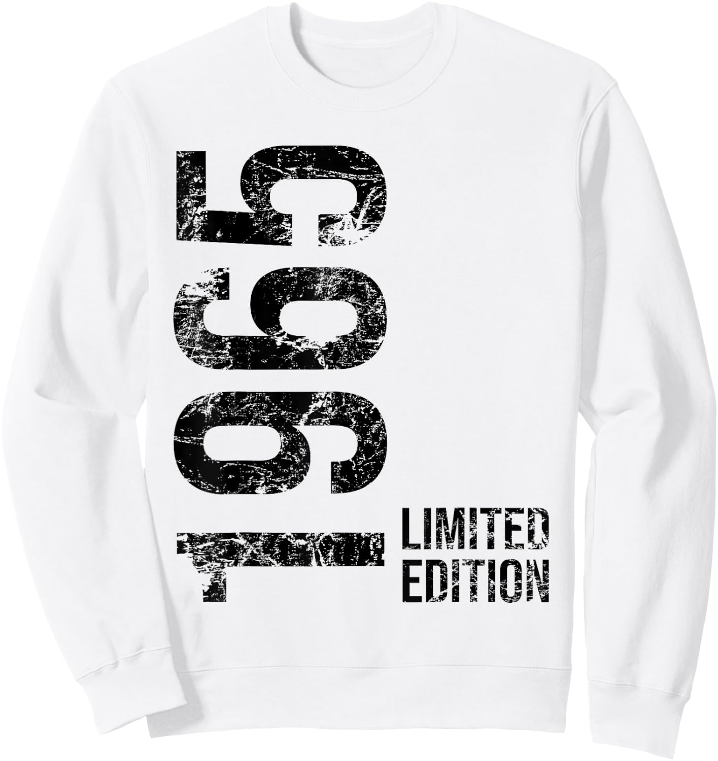 60th Birthday 60 Years Old Man Woman Vintage 1965 Sweatshirt - Sweatshirt | White