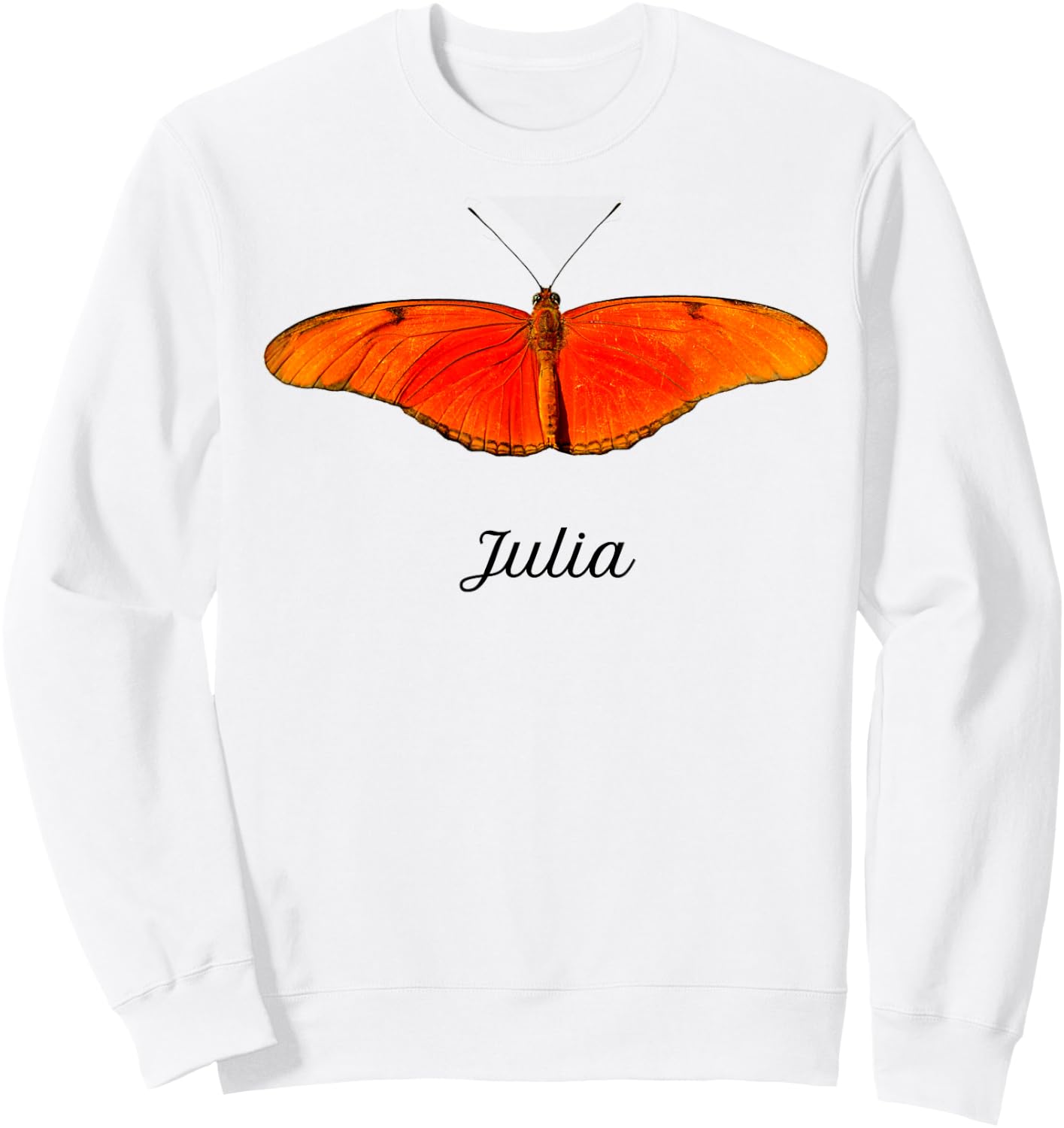 Julia Butterfly Sweatshirt - Sweatshirt | White