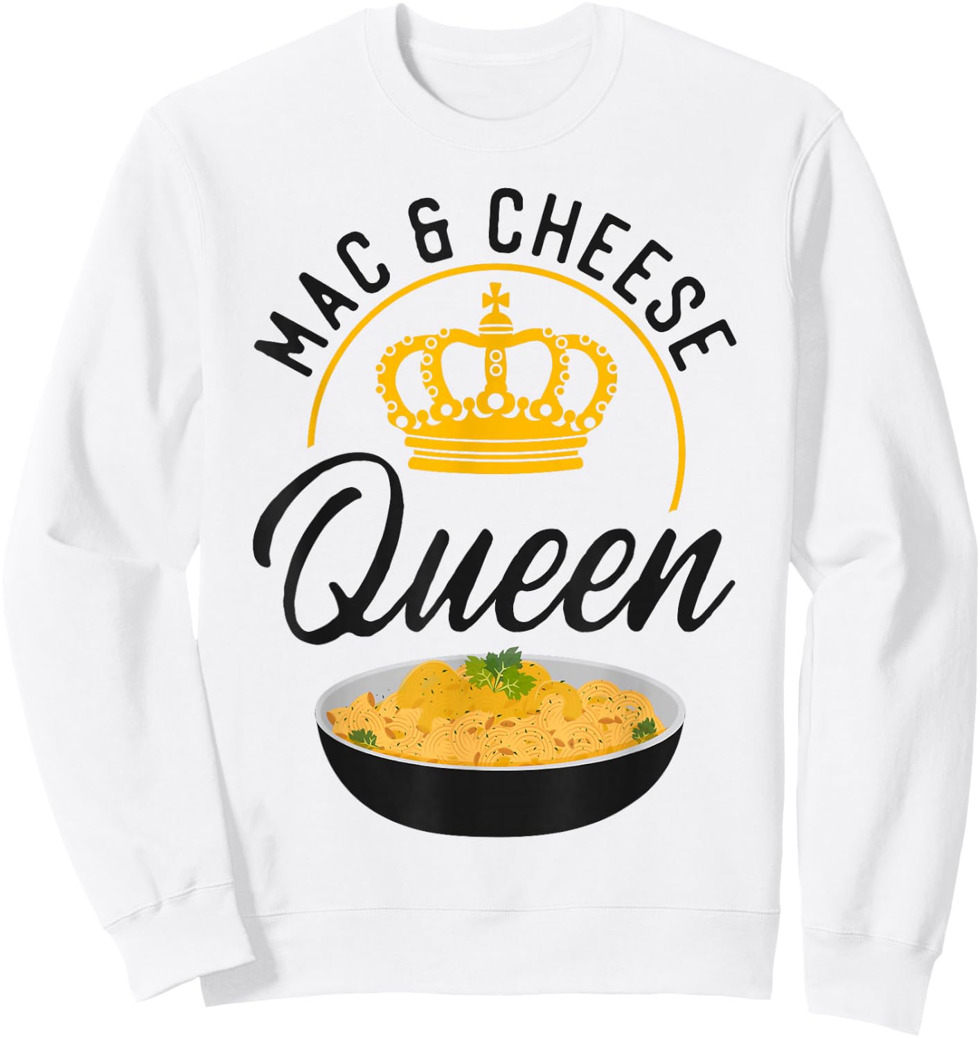 Mac And Cheese Queen Mac & Cheese Queen Sweatshirt - Sweatshirt | White