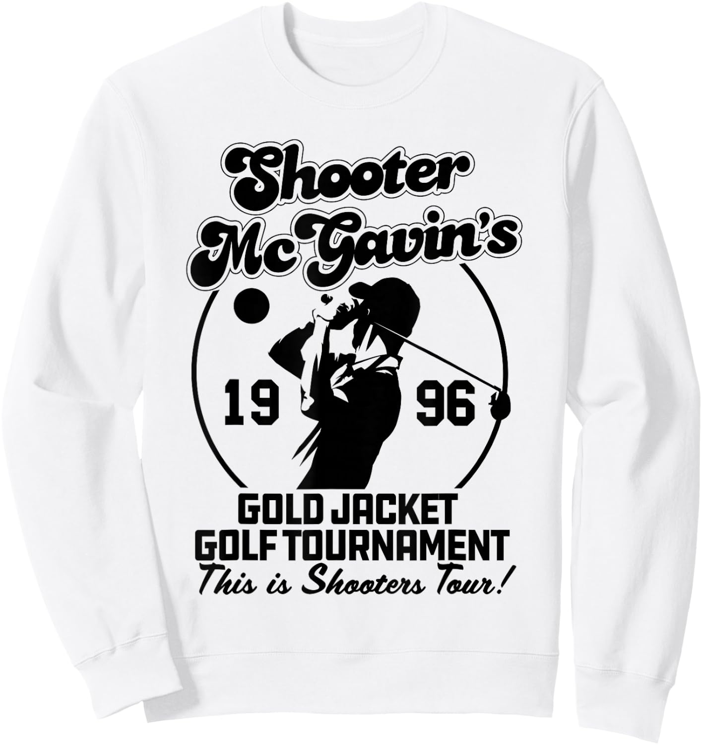 Shooter McGavin's Gold Jacket Golf Tournament Sweatshirt - Sweatshirt | White