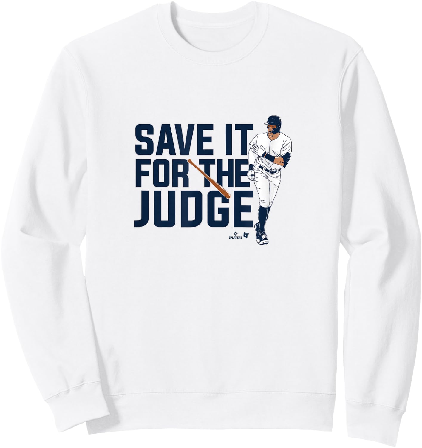 Aaron Judge - Save it for the Judge - New York Baseball Sweatshirt - Sweatshirt | White