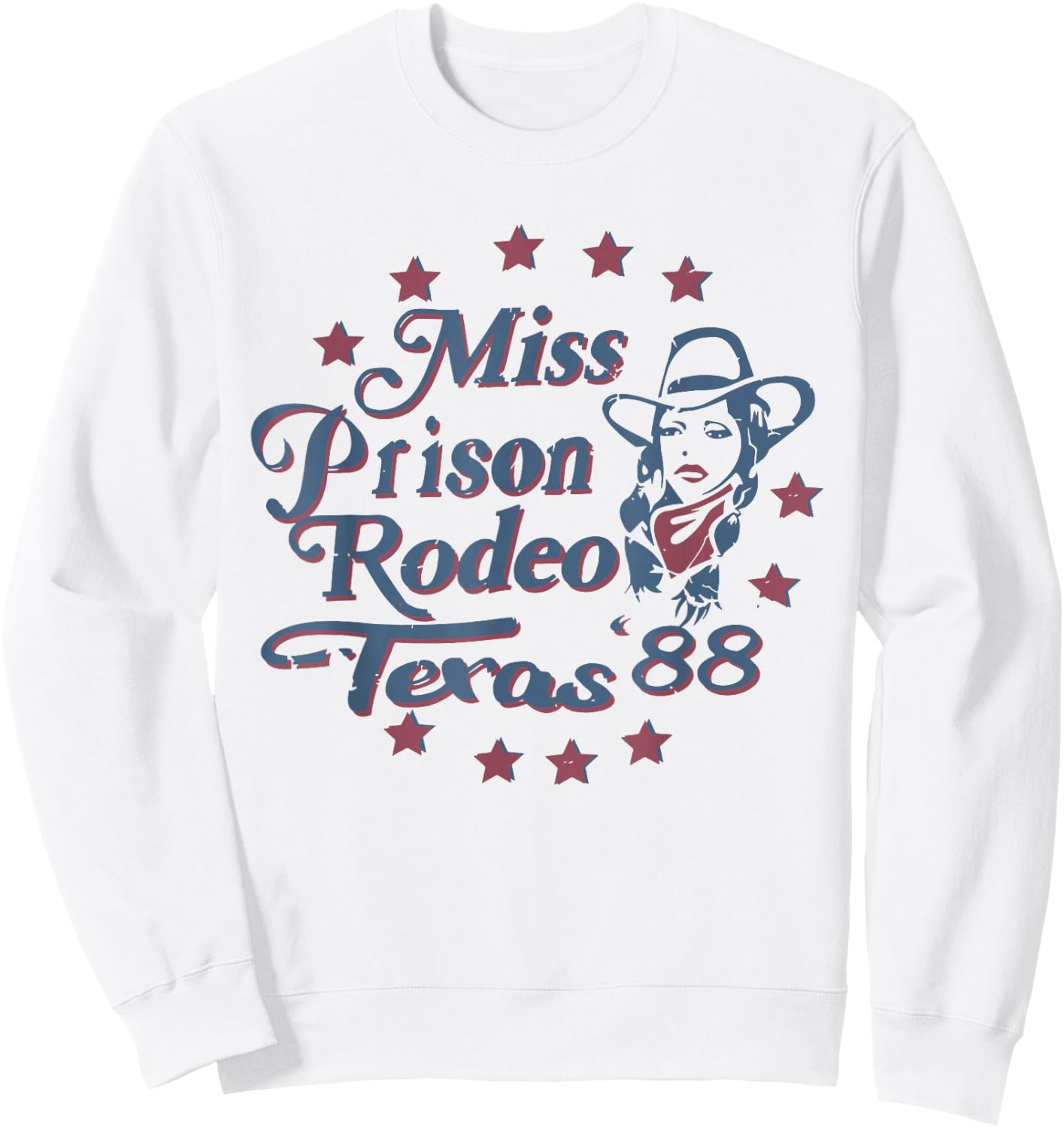 Miss Texas Prison Rodeo Southern Country Music Sweatshirt - Sweatshirt | White