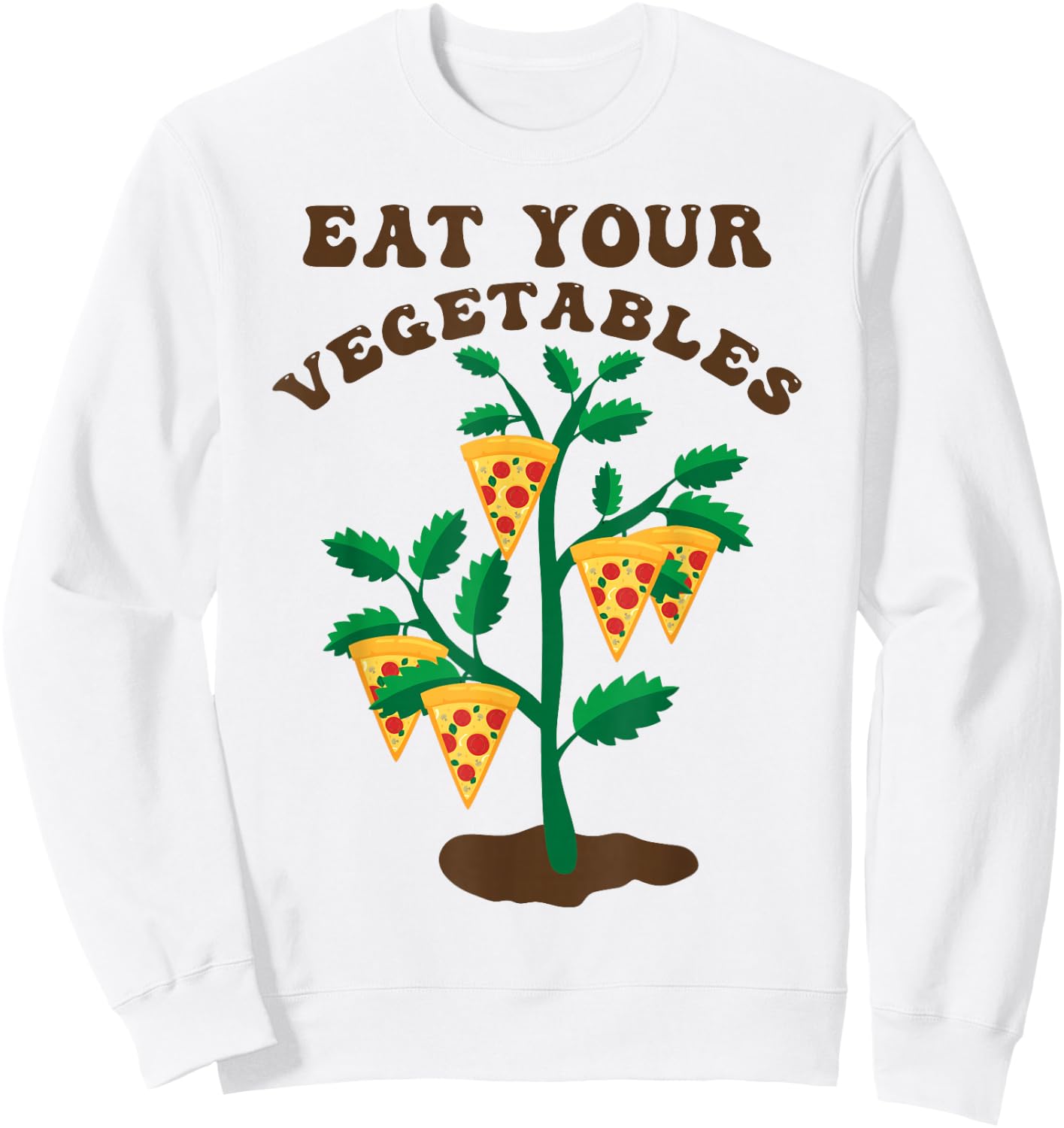 Pizza Sweatshirt - Sweatshirt | White