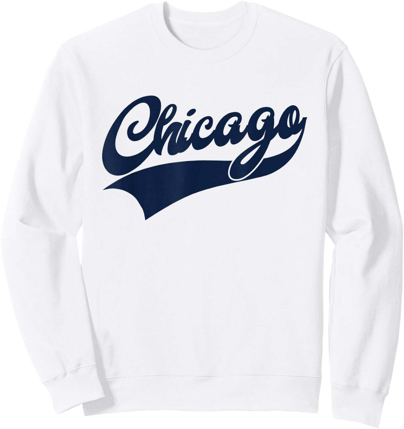 CHICAGO - Athletic Throwback Design - Classic Sweatshirt - Sweatshirt | White