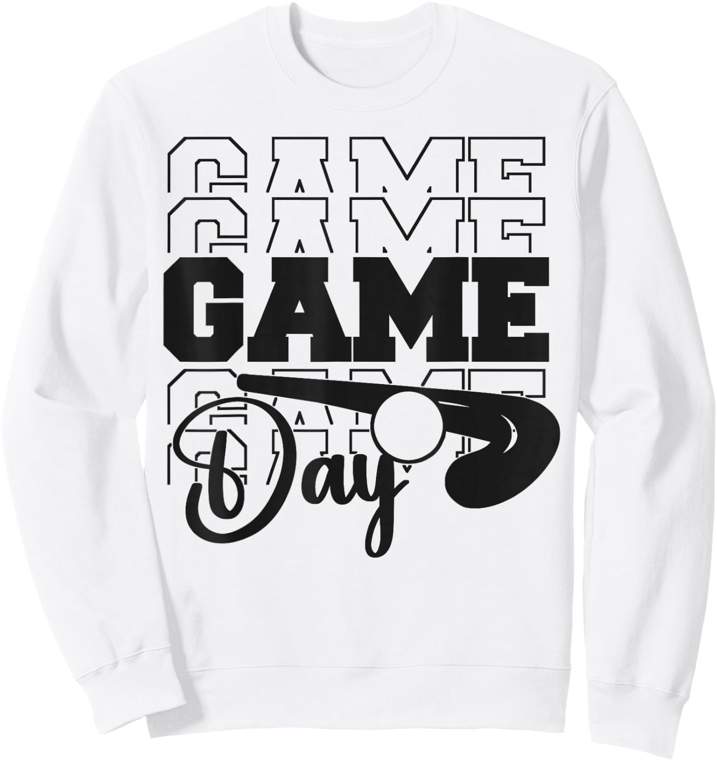Field Hockey Game Day Sweatshirt - Sweatshirt | White
