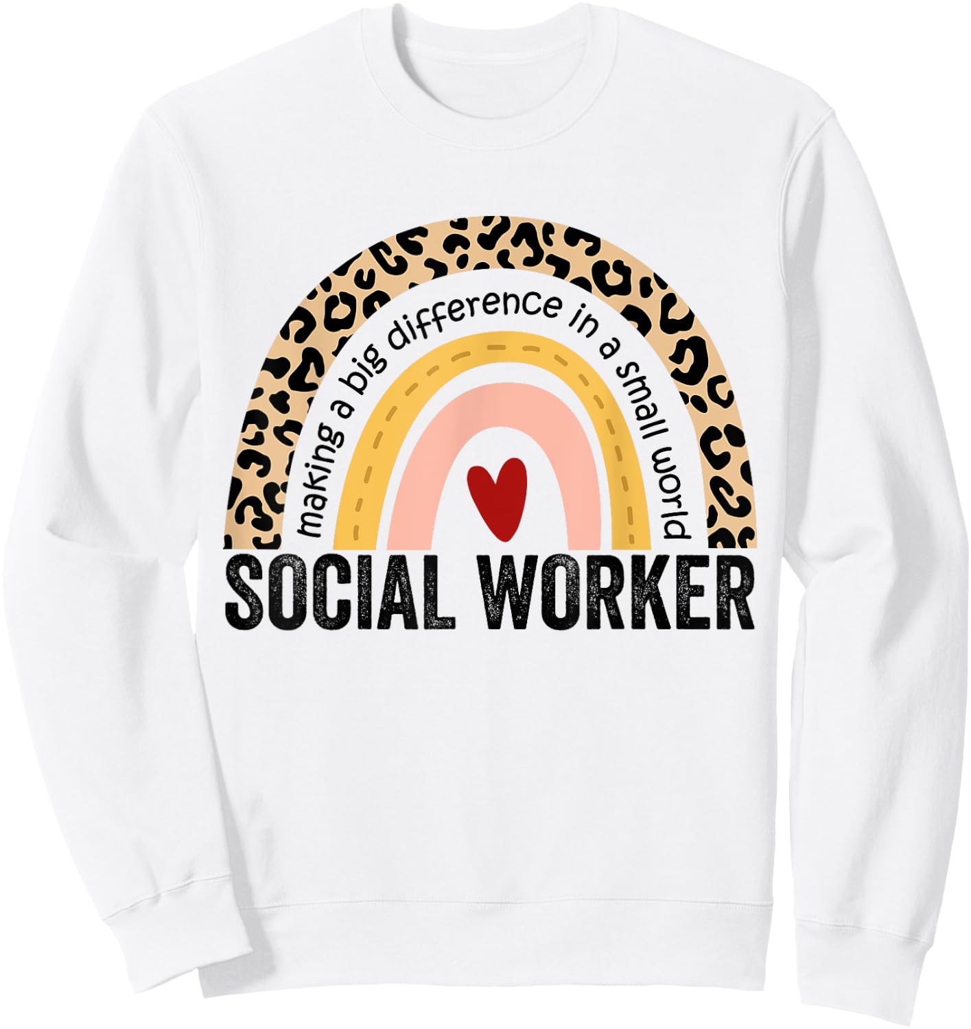 Social Worker Sweatshirt - Sweatshirt | White