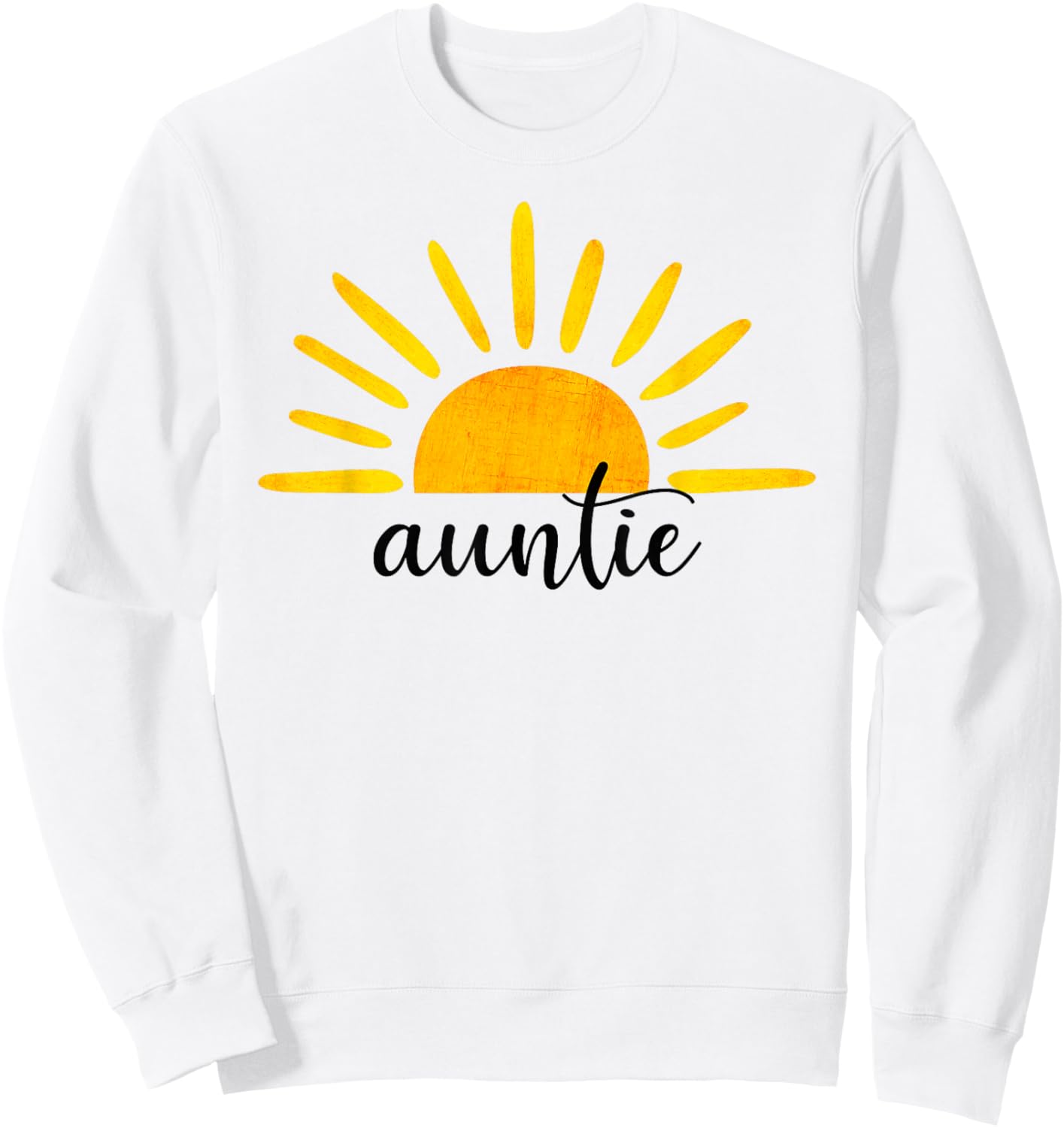 Auntie of The Birthday First Trip Around the Sun Birthday Sweatshirt - Sweatshirt | White
