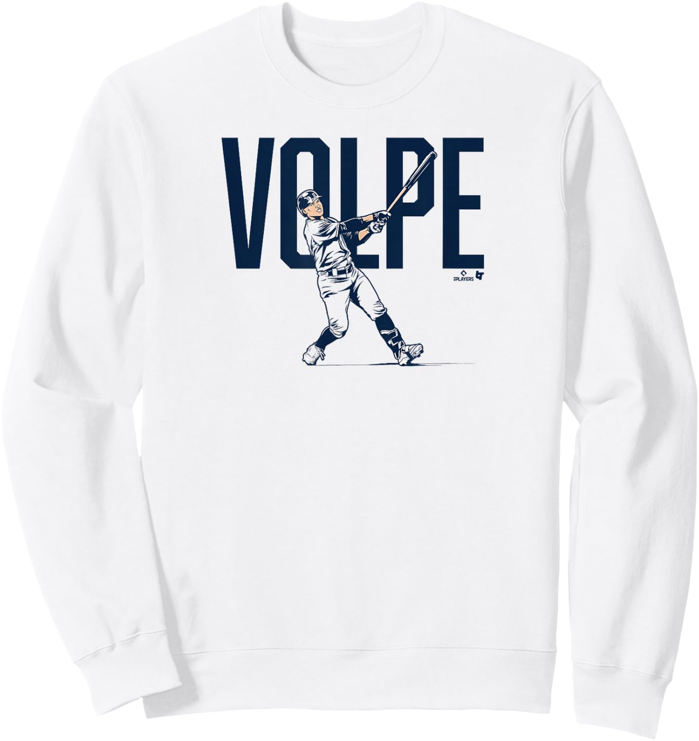Anthony Volpe - Swing - New York Baseball Sweatshirt - Sweatshirt | White