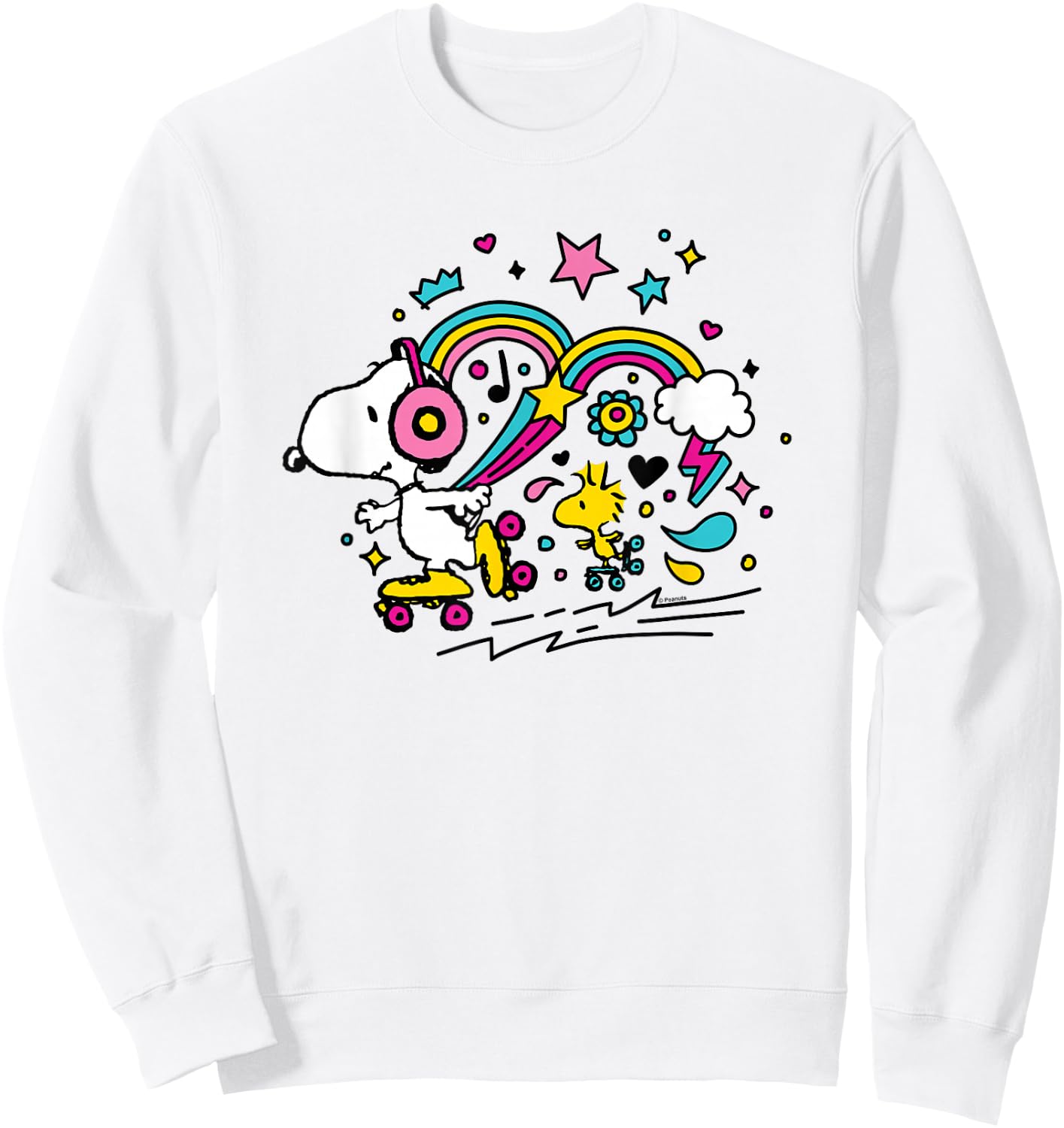 Peanuts - Snoopy Woodstock Sweatshirt - Sweatshirt | White