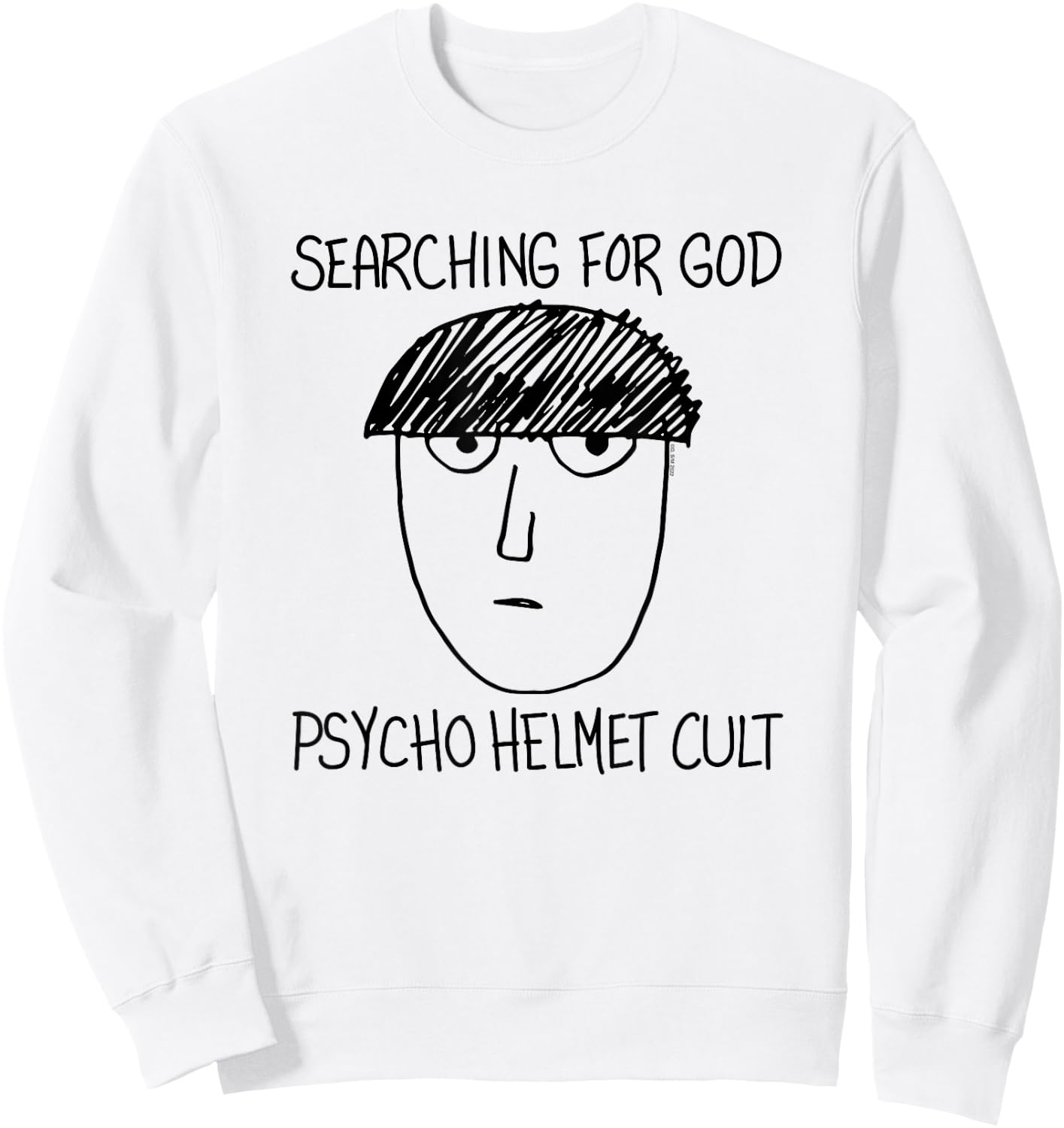 Mob Psycho 100 Helmet Cut Sweatshirt - Sweatshirt | White