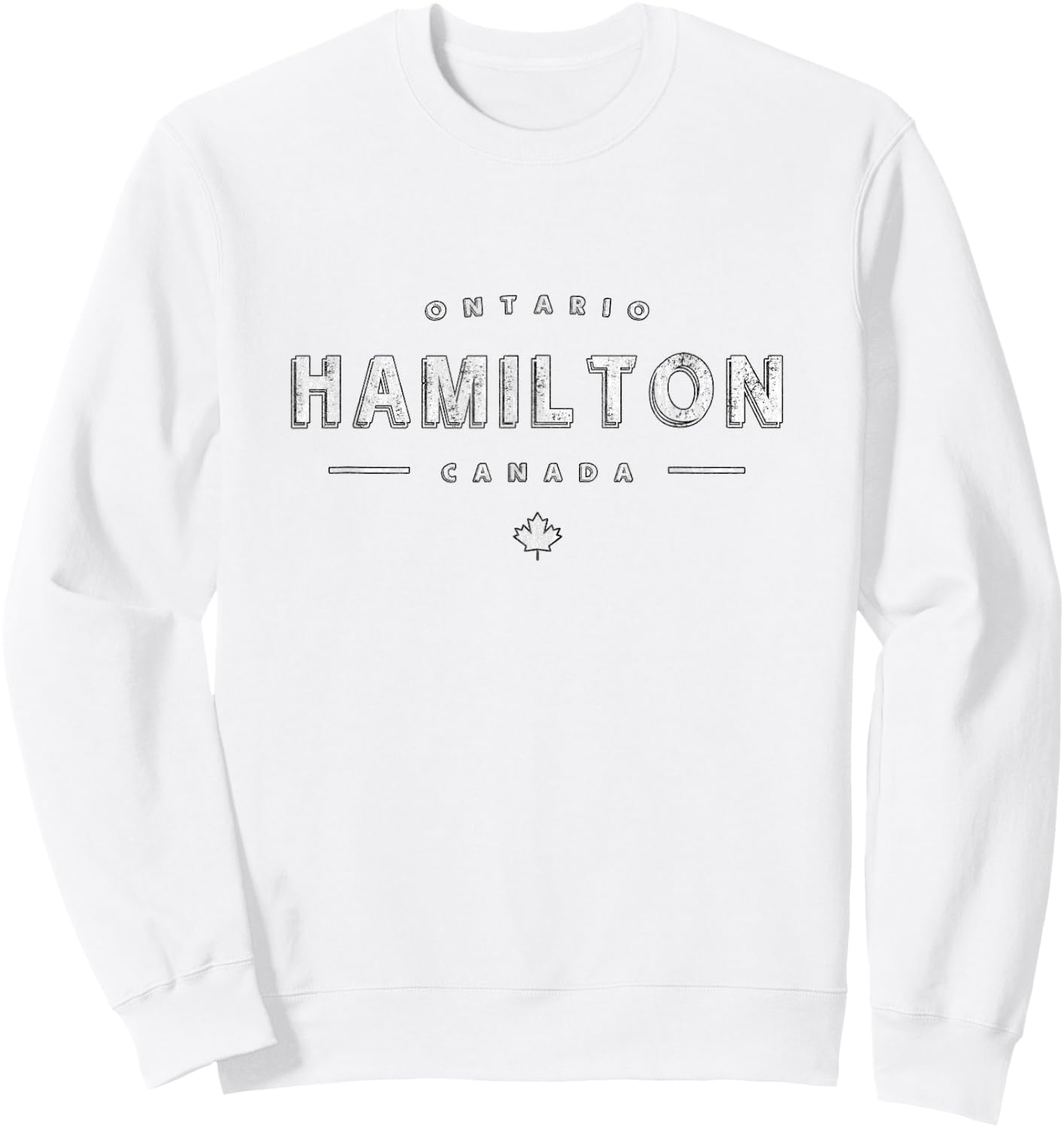 Hamilton Ontario Canada - Hamilton Canada Sweatshirt - Sweatshirt | White