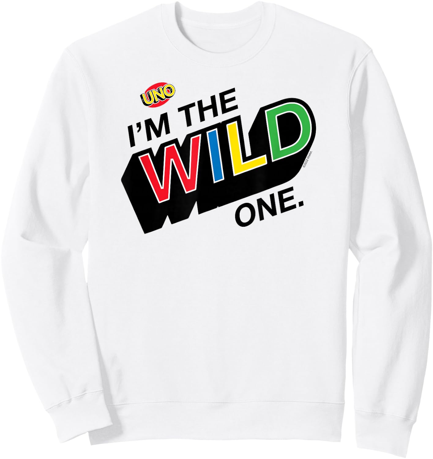 UNO - I'm The Wild One Sweatshirt - Sweatshirt | White