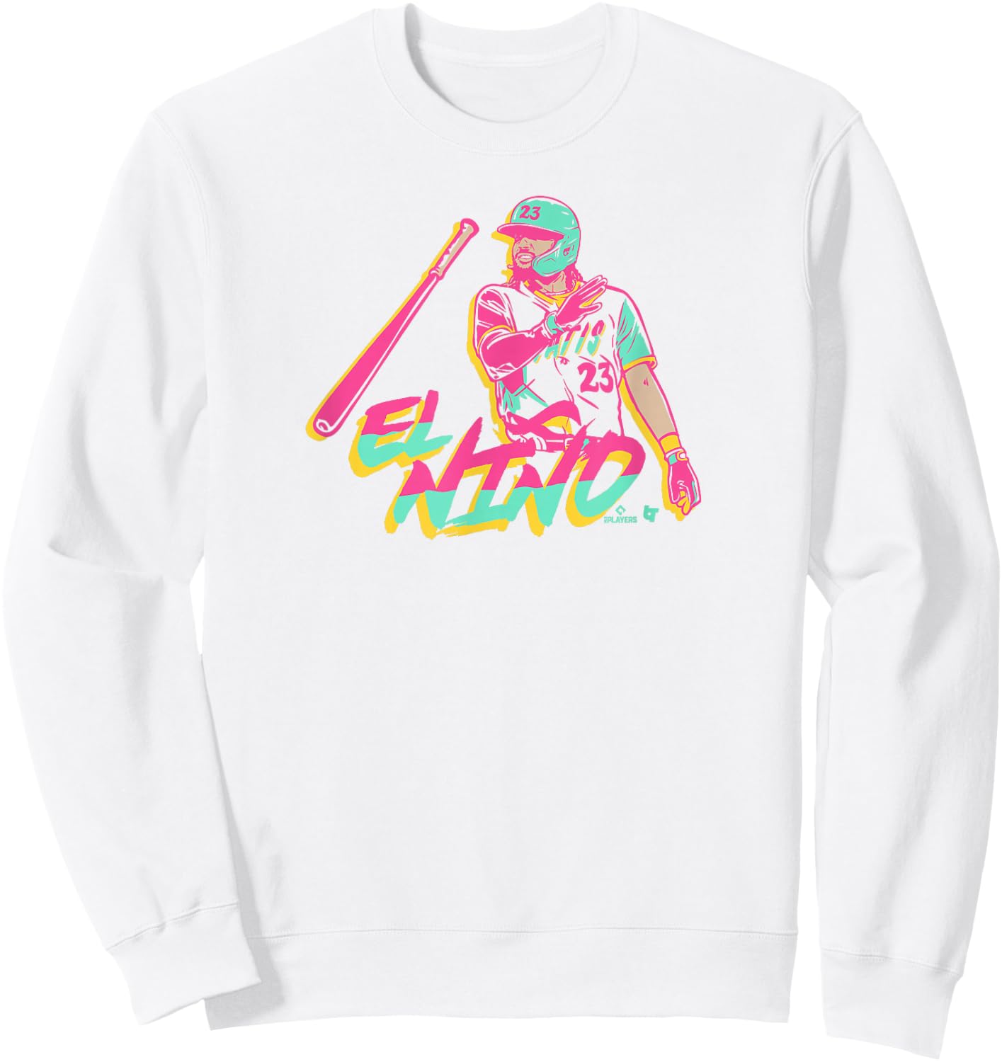Fernando Tatis Jr - Bat Flip City - San Diego Baseball Sweatshirt - Sweatshirt | White