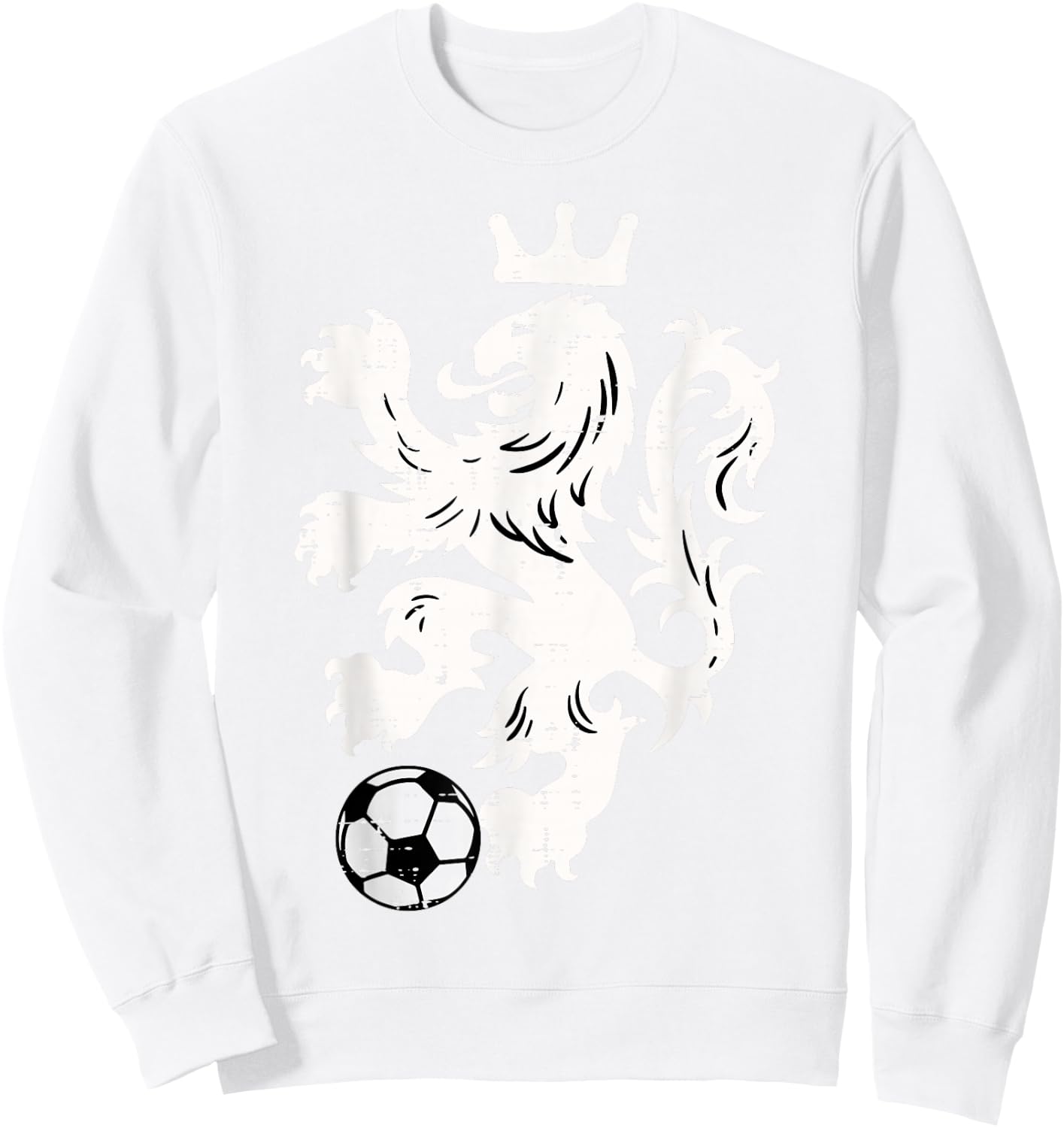 Netherlands Lion Dutch Orange Soccer Fan Men Women Kids Sweatshirt - Sweatshirt | White