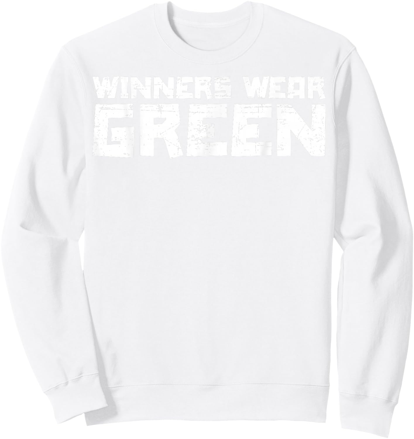 Team Sports Winners Wear Green Sweatshirt - Sweatshirt | White