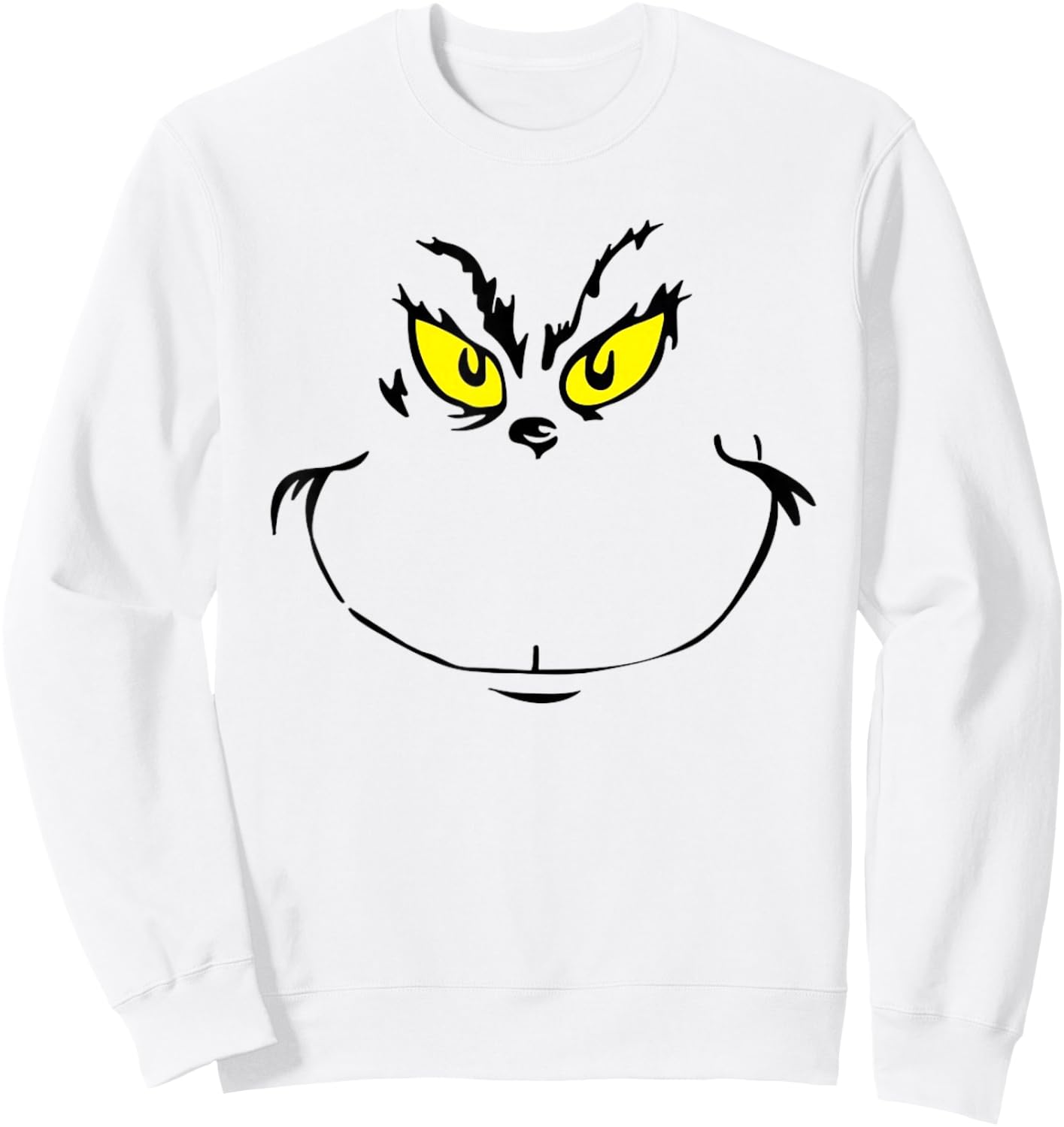 Funny Christmas Troll Face Holiday Sweatshirt - Sweatshirt | White