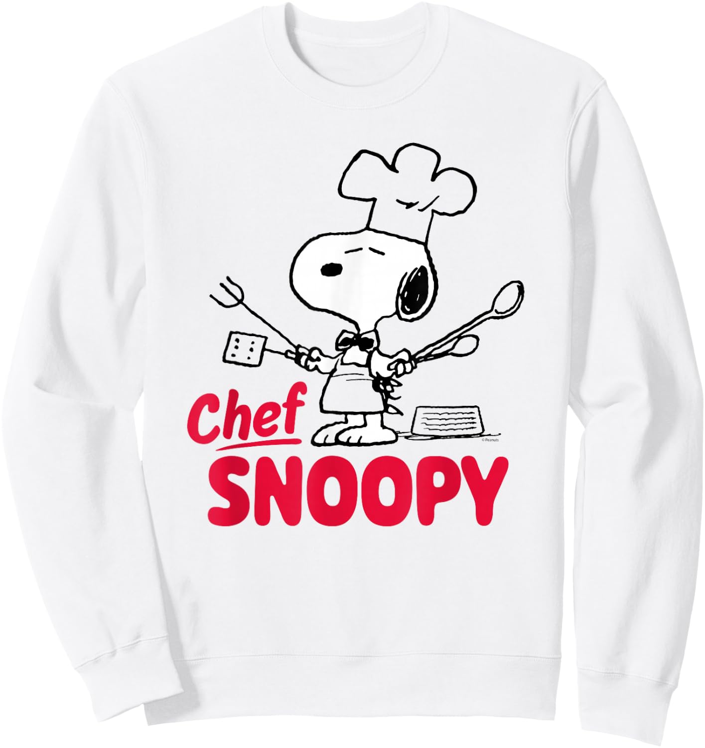 Peanuts - Chef Snoopy Sweatshirt - Sweatshirt | White