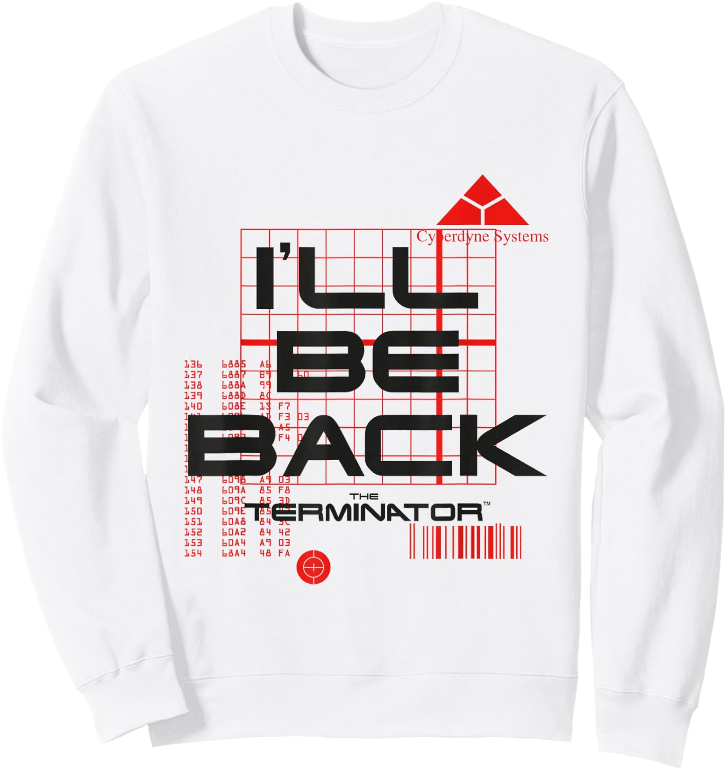 Terminator I'll Be Back Sweatshirt - Sweatshirt | White