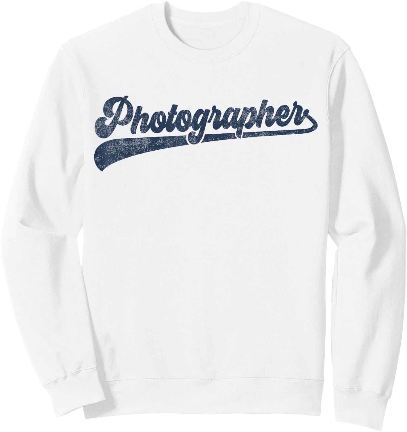 Photographer Cute Vintage Graphic Sweatshirt - Sweatshirt | White
