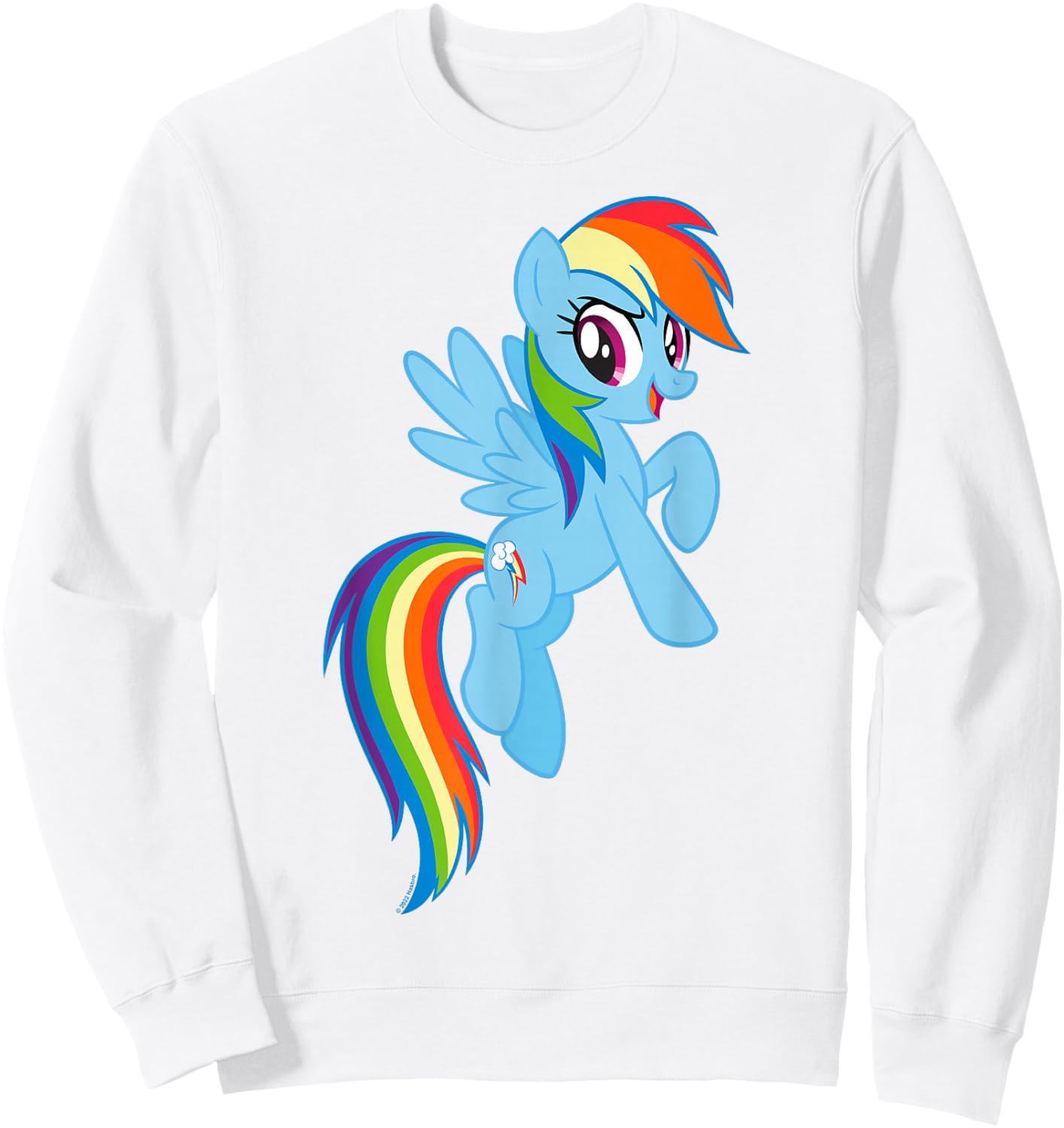 My Little Pony: Friendship is Magic Big Rainbow Dash Sweatshirt - Sweatshirt | White