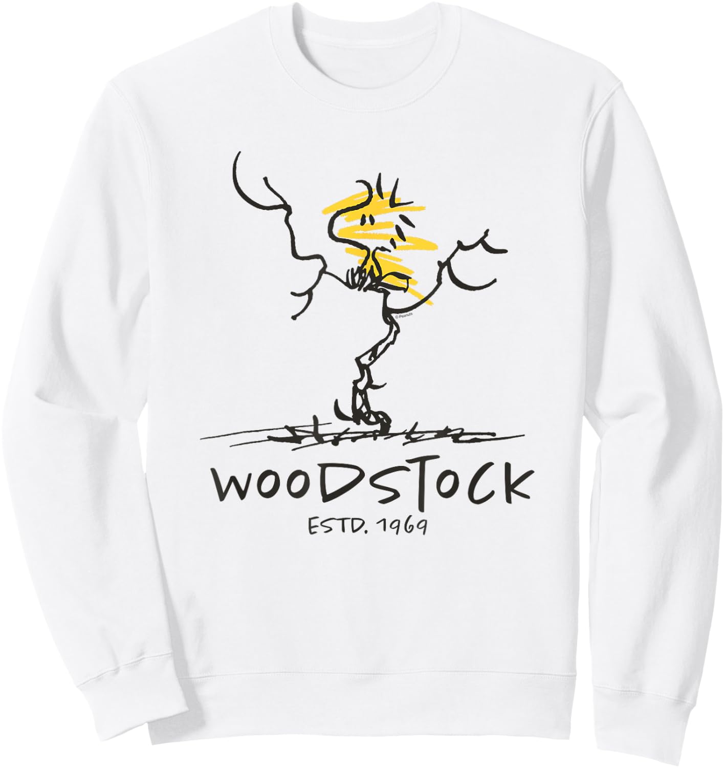 Peanuts - Woodstock Estd Sweatshirt - Sweatshirt | White