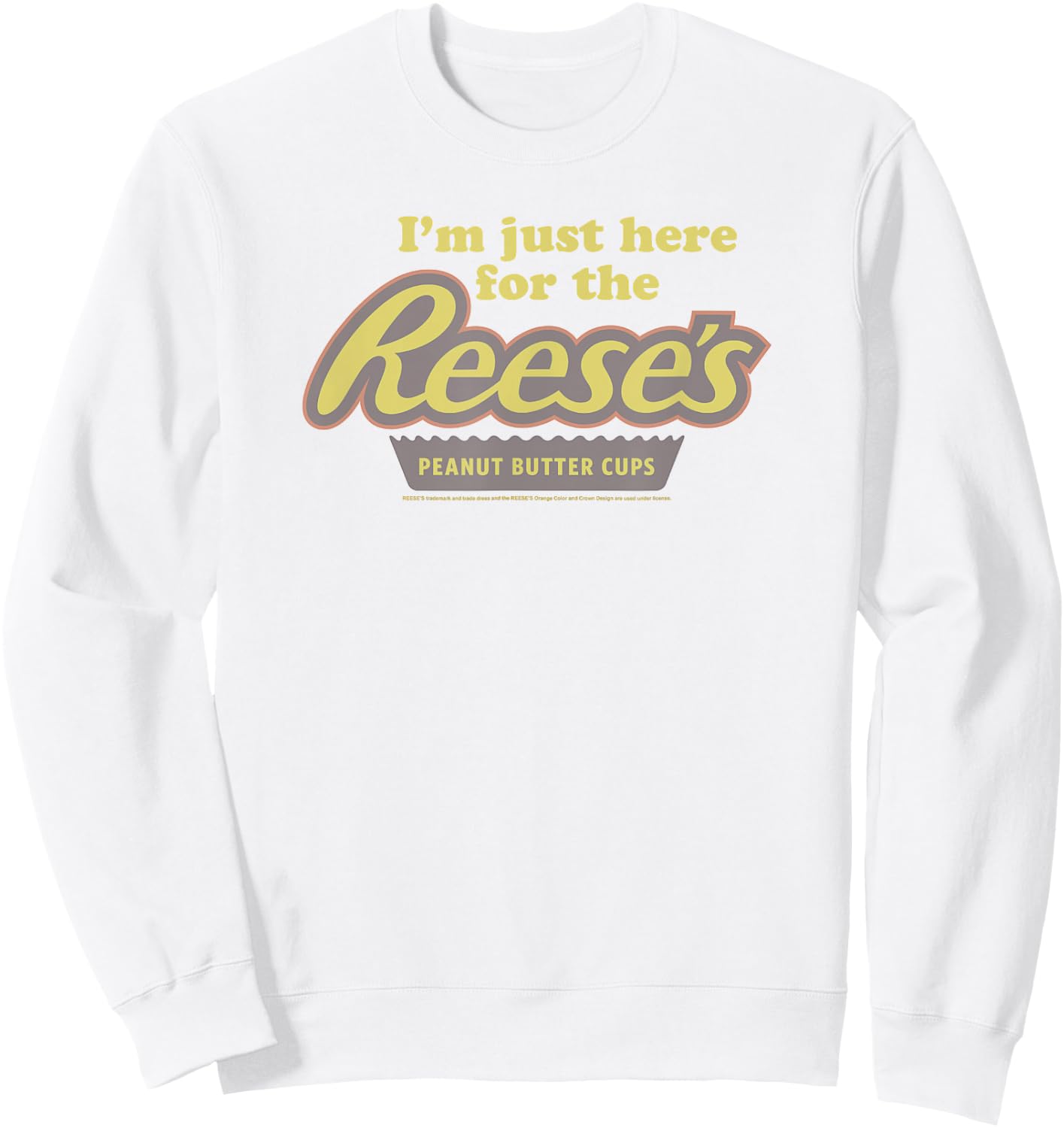 Reese's Just Here Peanut Butter Cups Sweatshirt - Sweatshirt | White