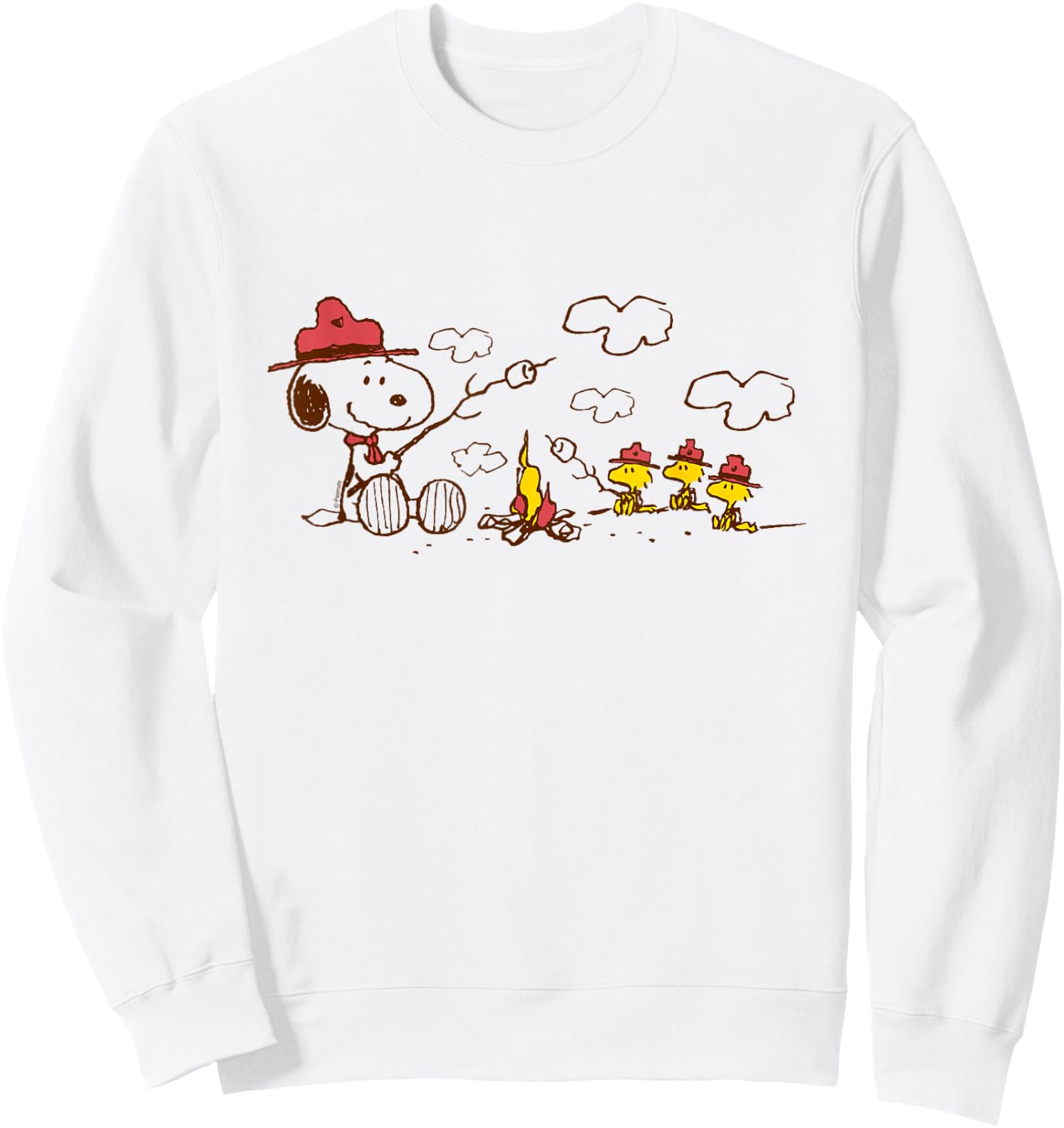 Peanuts - Beagle Scouts Fire Sweatshirt - Sweatshirt | White