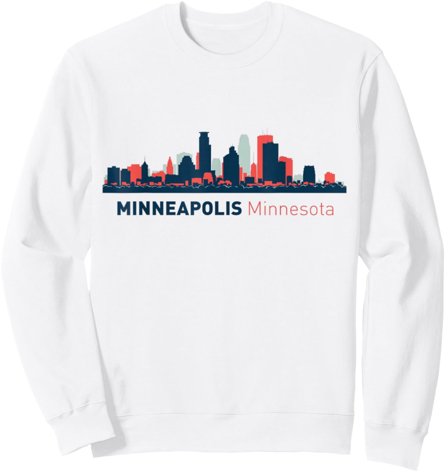 Minneapolis Minnesota I Love Sweatshirt - Sweatshirt | White