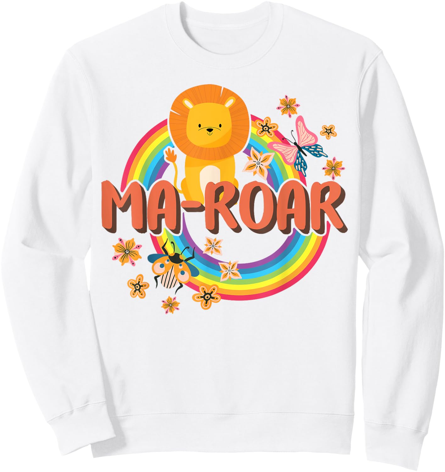 Ma-Roa Pesach Jewish Holiday Seder Passover Kid toddler Lion Sweatshirt - Sweatshirt | White