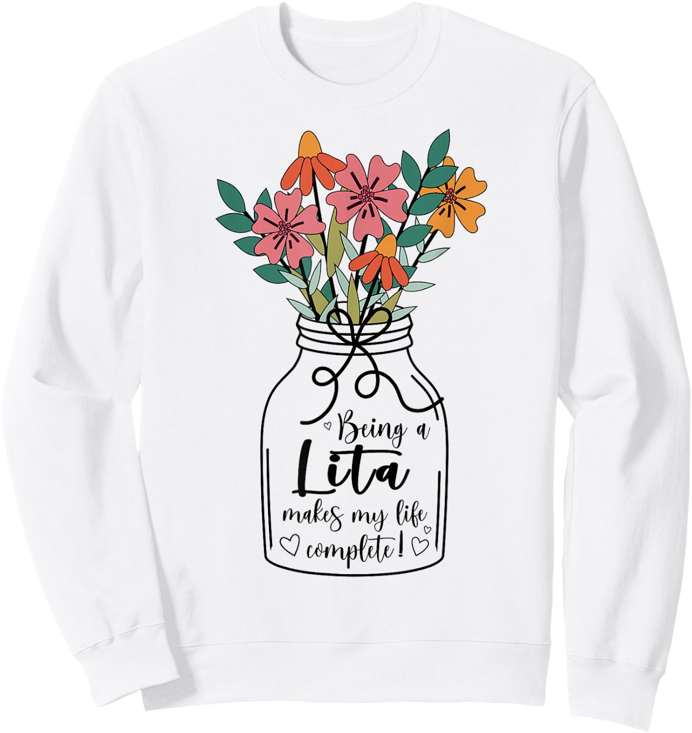 Lita Grandma Appreciation Lita Grandmother Sweatshirt - Sweatshirt | White