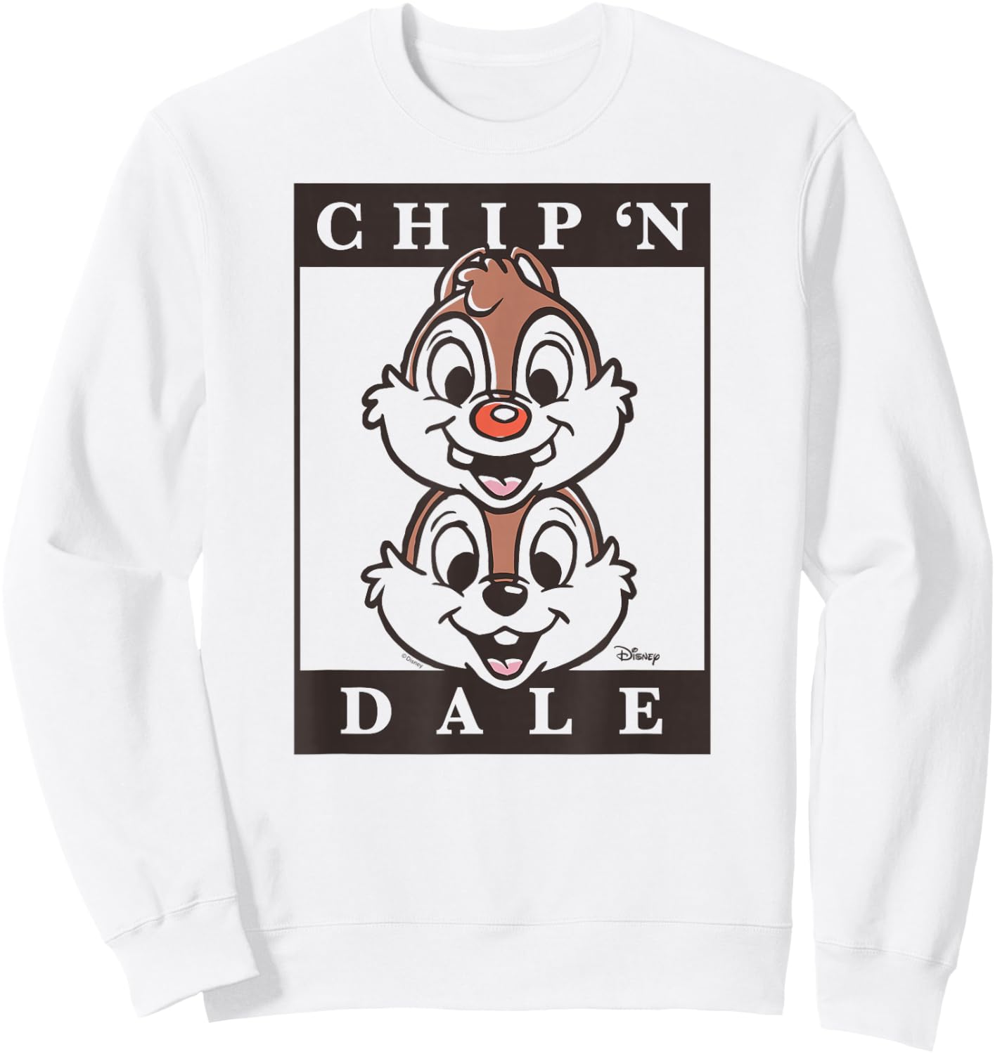 Chip 'N Dale Rescue Rangers - Type Block Sweatshirt - Sweatshirt | White
