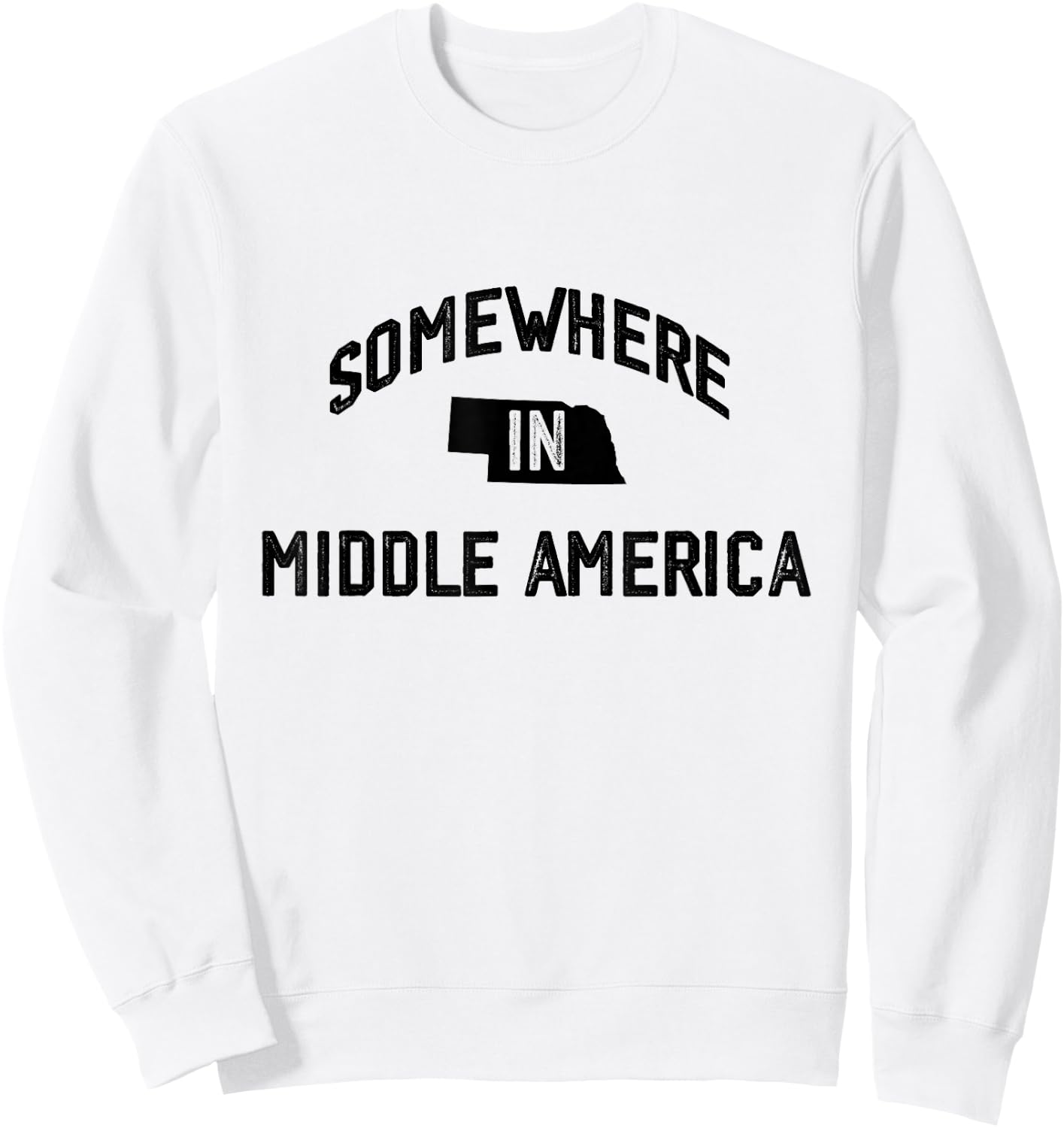 Somewhere in Middle America - Auggie Lamb Sweatshirt - Sweatshirt | White