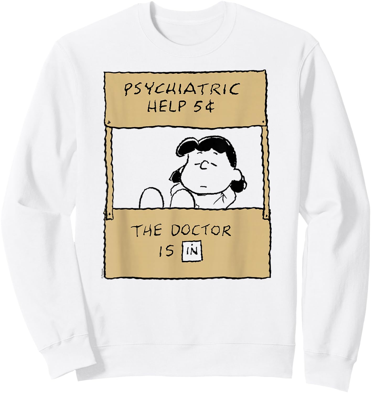 Peanuts - Lucy Doctor is in Sweatshirt - Sweatshirt | White