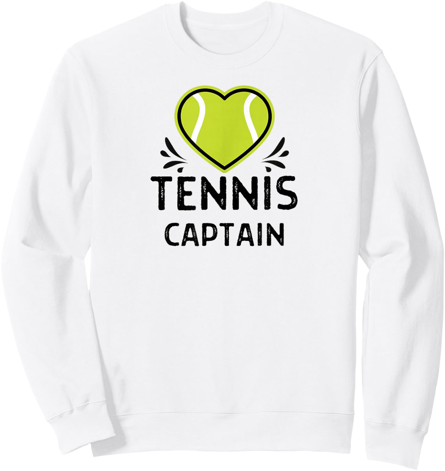 Tennis Captain Outfit Women Men Sweatshirt - Sweatshirt | White