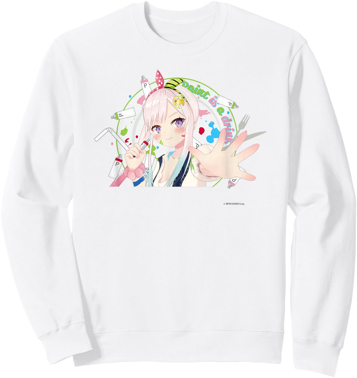 【Airani Iofifteen】holo no graffiti Greatest Moments Sweatshirt - Sweatshirt | White