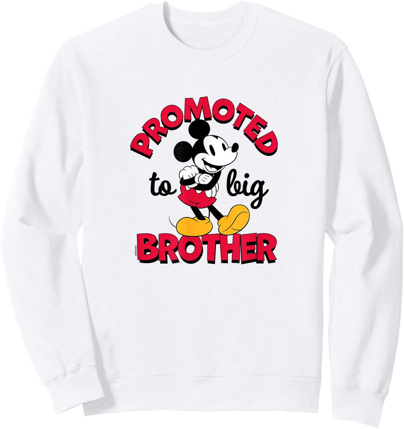 Disney - Mickey Promoted to Big Brother Sweatshirt - Sweatshirt | White