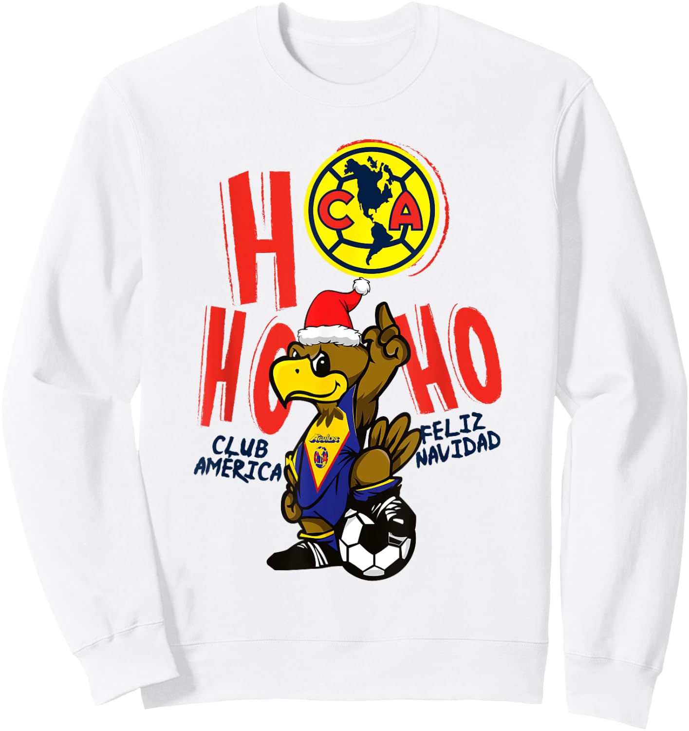 Club America - Navidad Sweatshirt - Sweatshirt | White