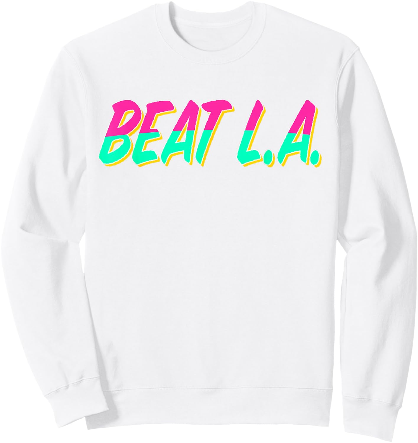 San Diego Beat L.A. - San Diegan Pride Sweatshirt - Sweatshirt | White