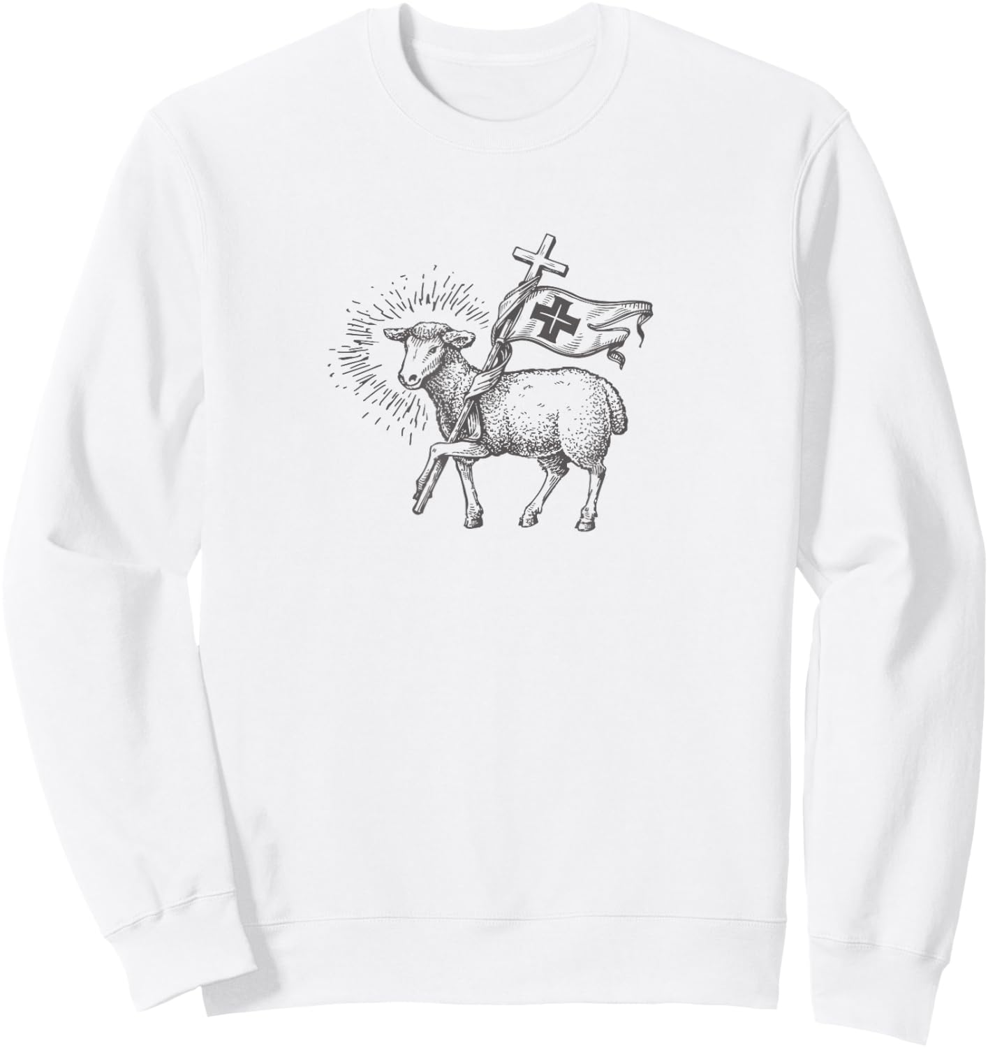 Agnus Dei Sweatshirt - Sweatshirt | White