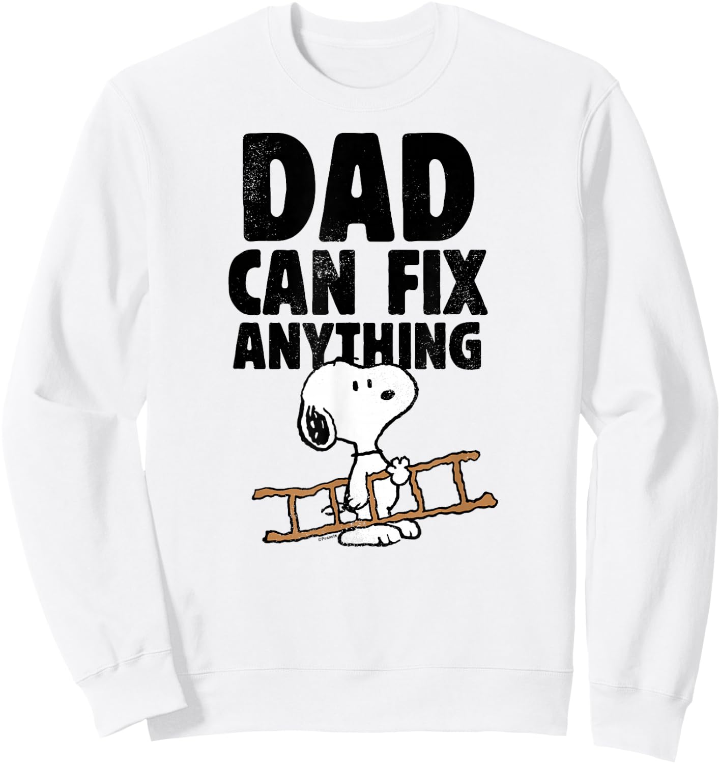 Peanuts - Snoopy Dad Can Do Anything Sweatshirt - Sweatshirt | White