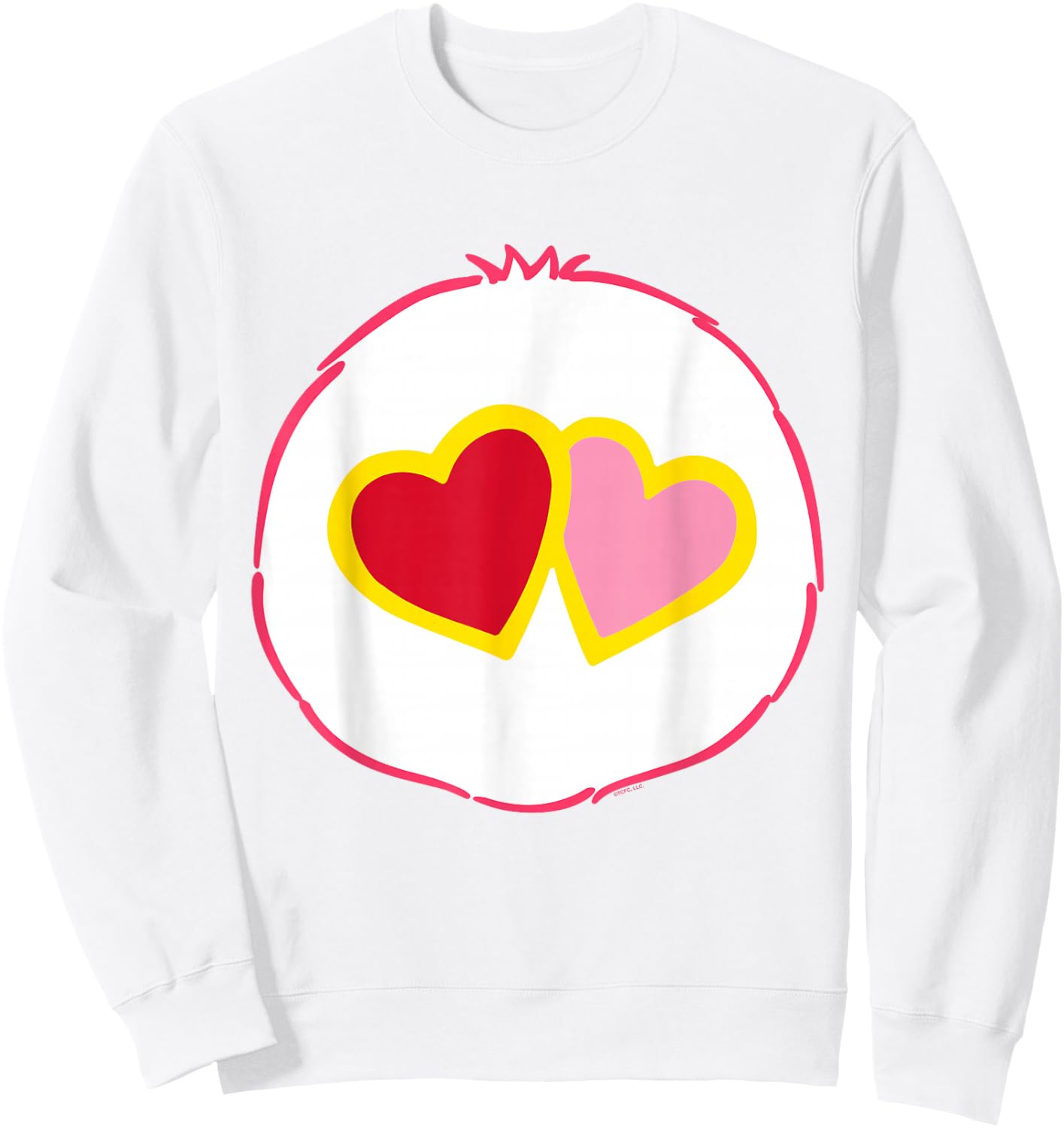 Care Bears Love-a-Lot Belly Halloween Costume Sweatshirt - Sweatshirt | White