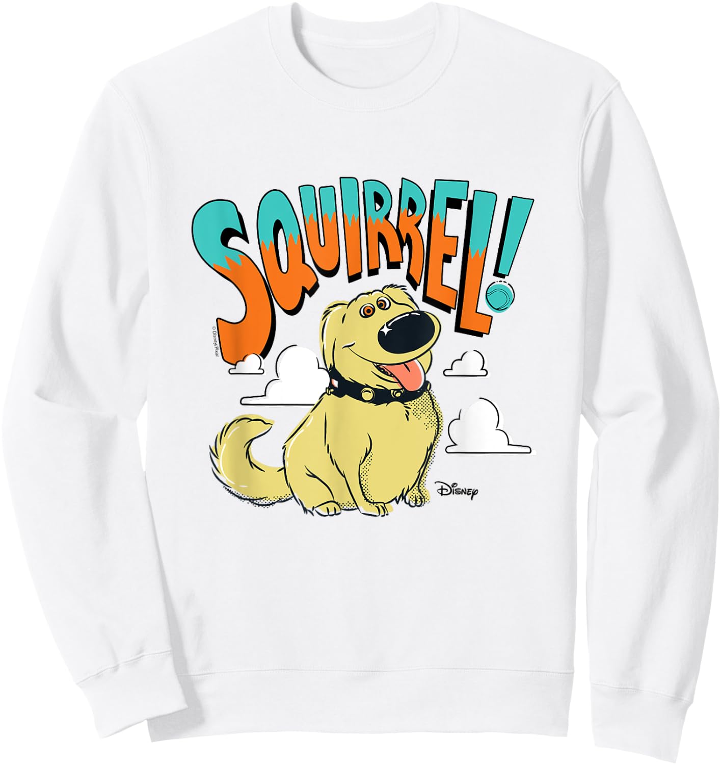 Up - Dug Squirrel Sweatshirt - Sweatshirt | White