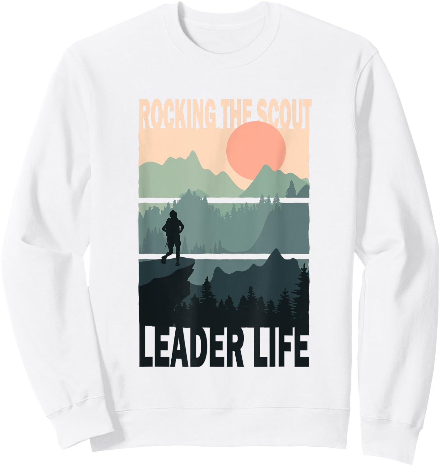 Rocking The Scout Leader Life Cub Master Scouting Sweatshirt - Sweatshirt | White
