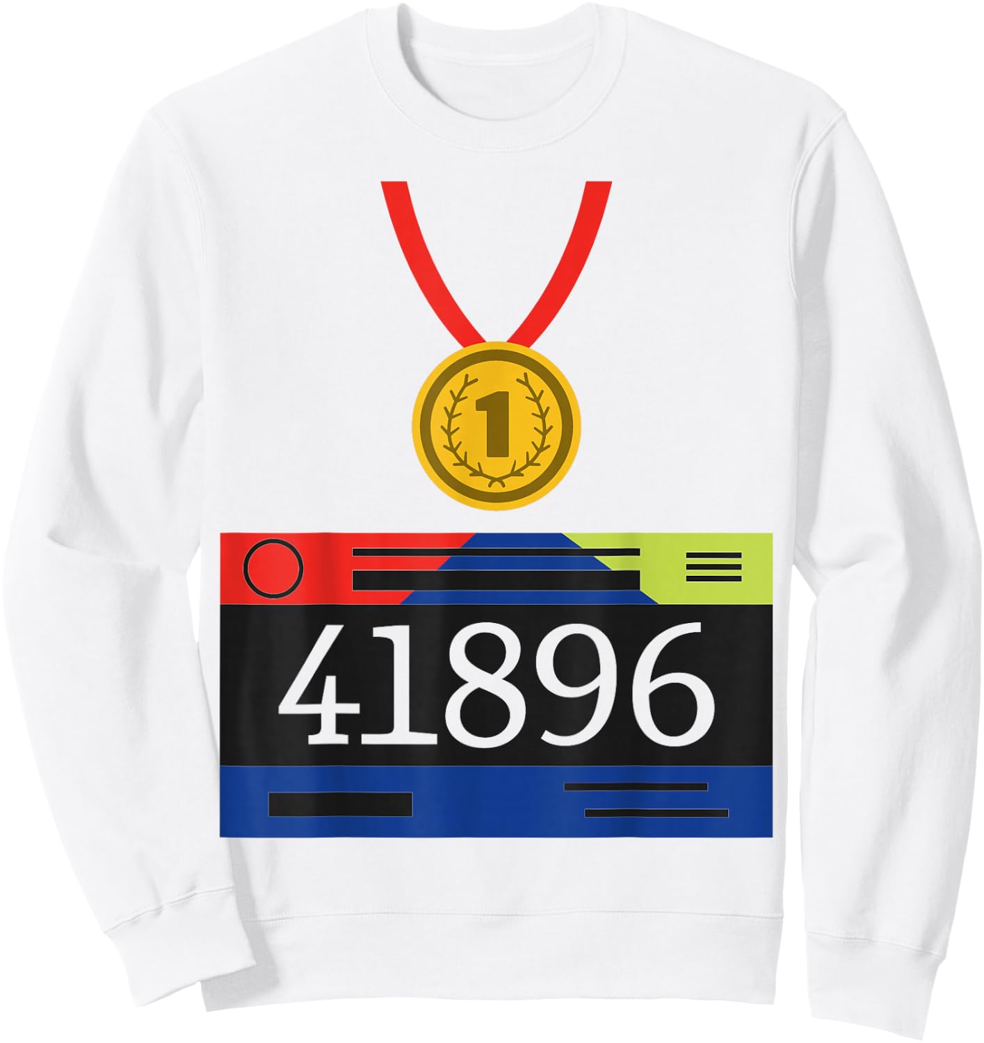 Running Runner Half Marathon Halloween Costume Sweatshirt - Sweatshirt | White